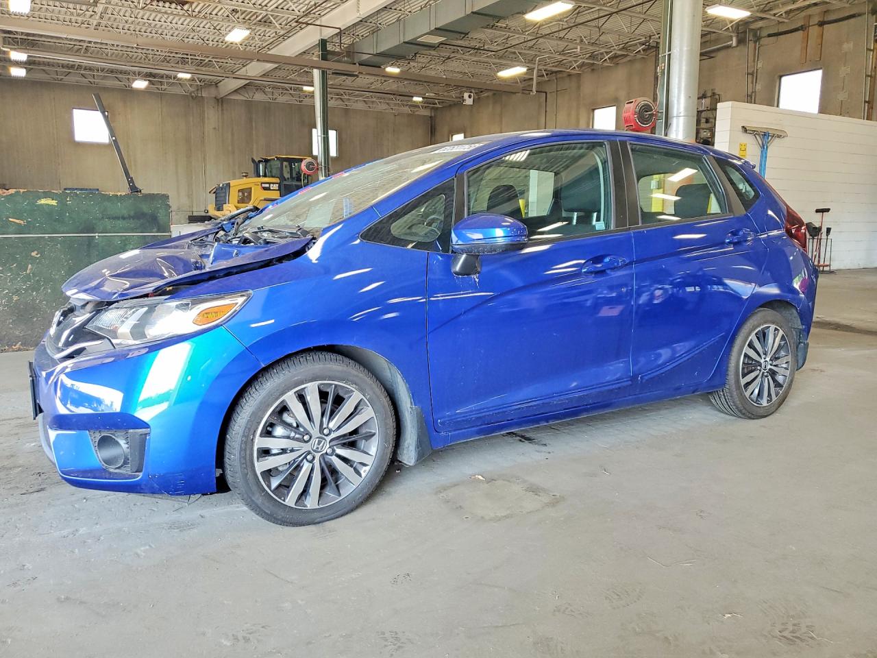2015 Honda Fit Ex Blue vin: 3HGGK5H80FM715755