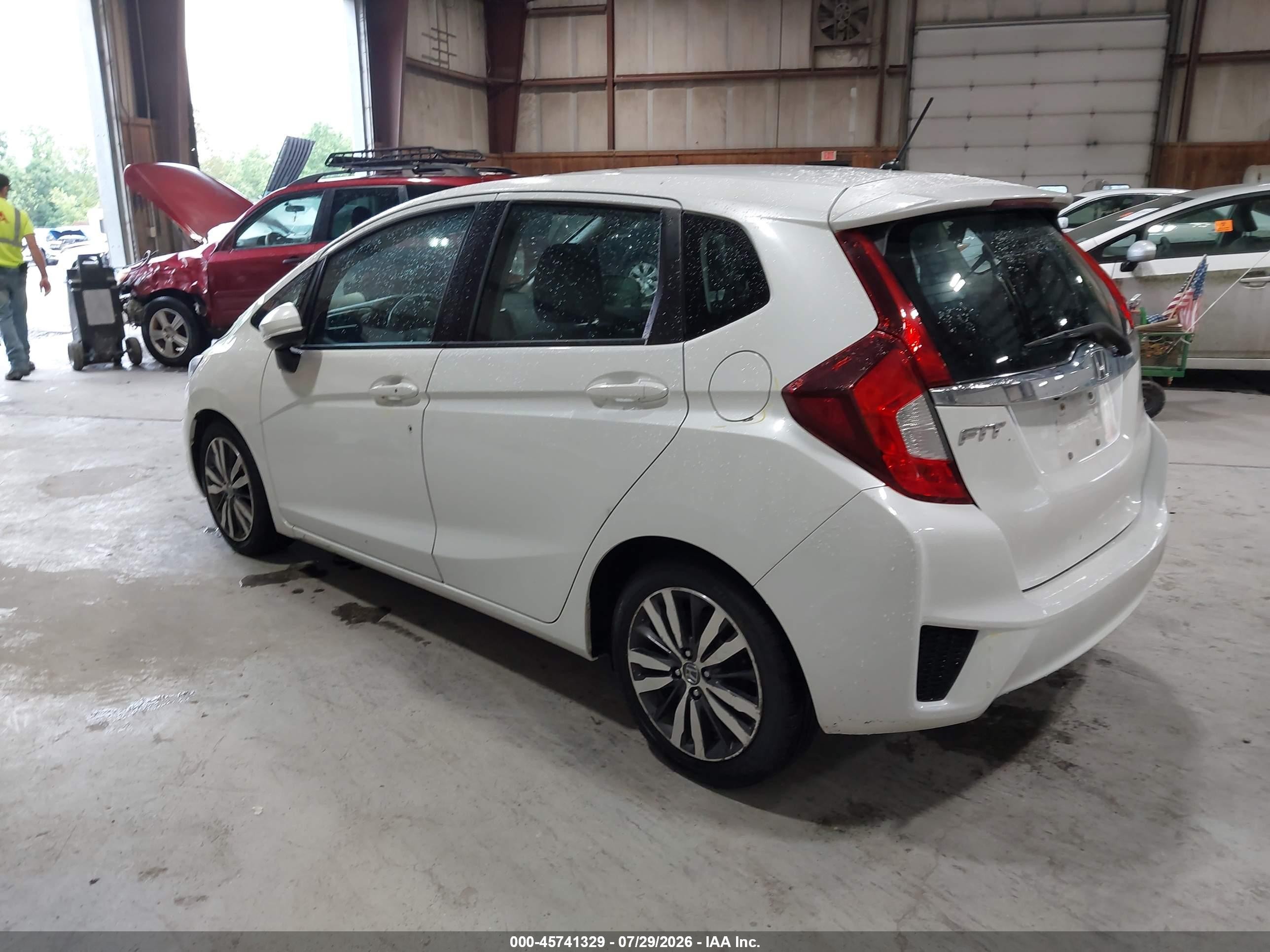 2015 Honda Fit Ex/ex-l Белый vin: 3HGGK5H80FM717747