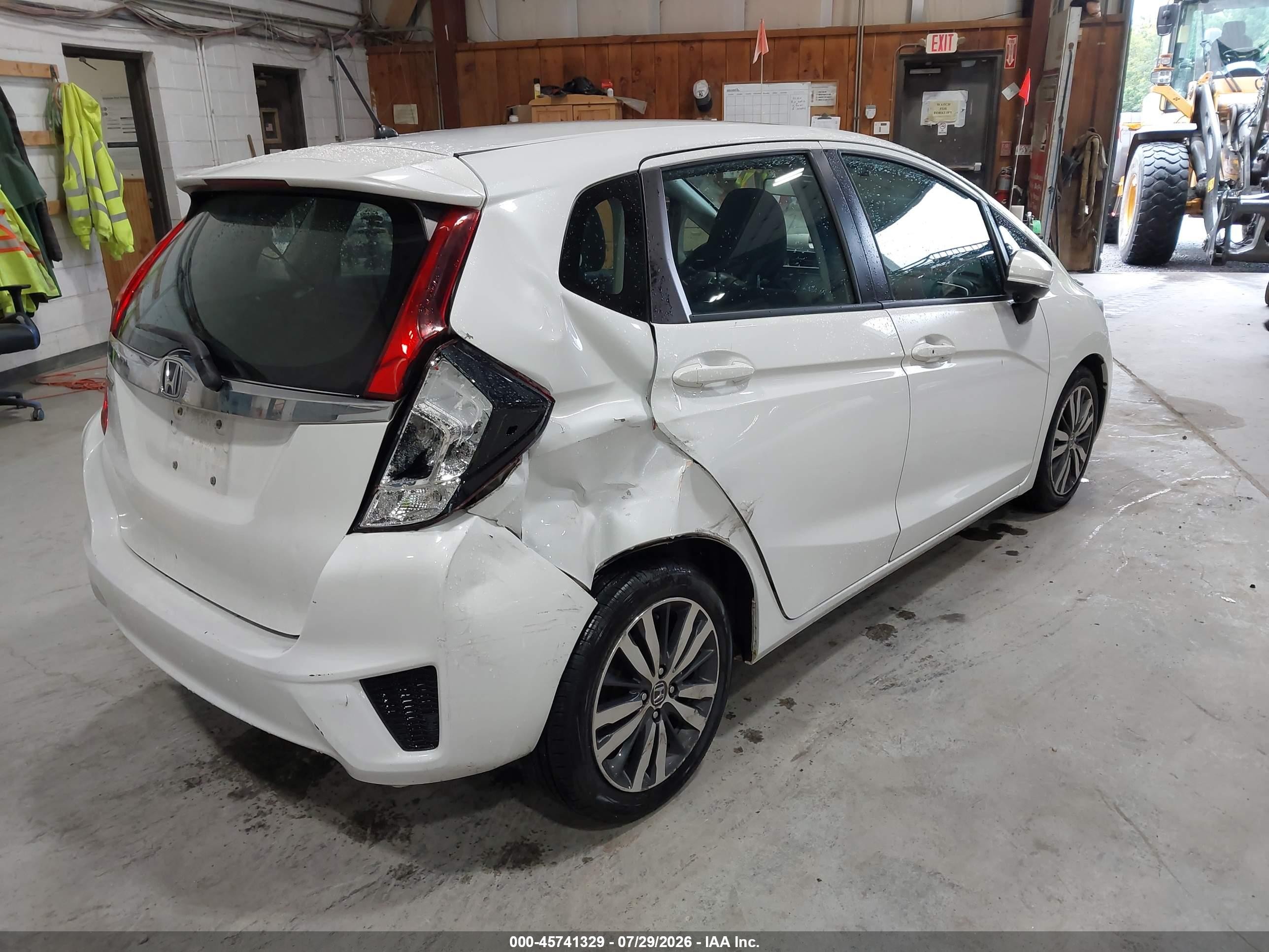 2015 Honda Fit Ex/ex-l Белый vin: 3HGGK5H80FM717747