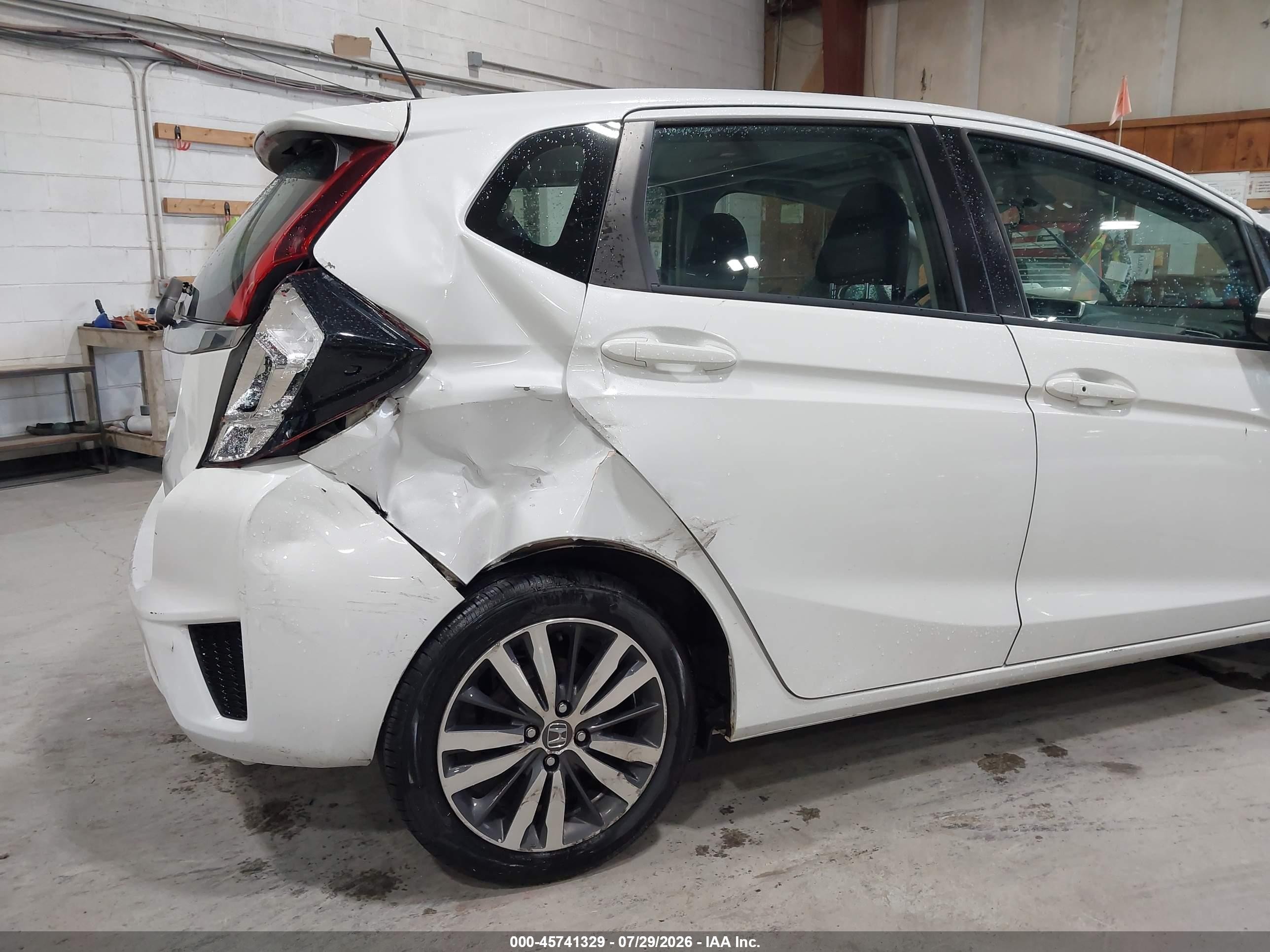 2015 Honda Fit Ex/ex-l Белый vin: 3HGGK5H80FM717747