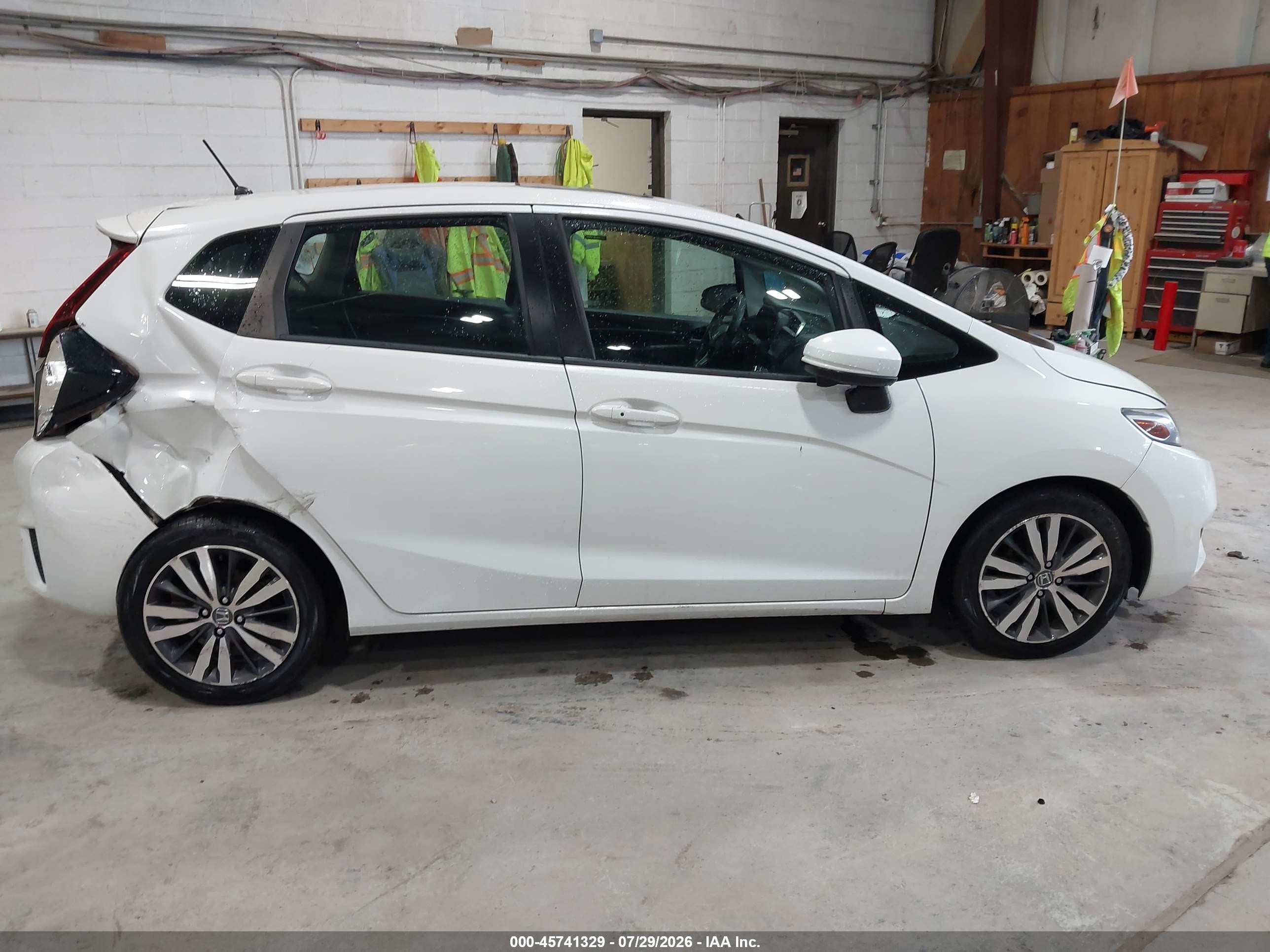 2015 Honda Fit Ex/ex-l Белый vin: 3HGGK5H80FM717747