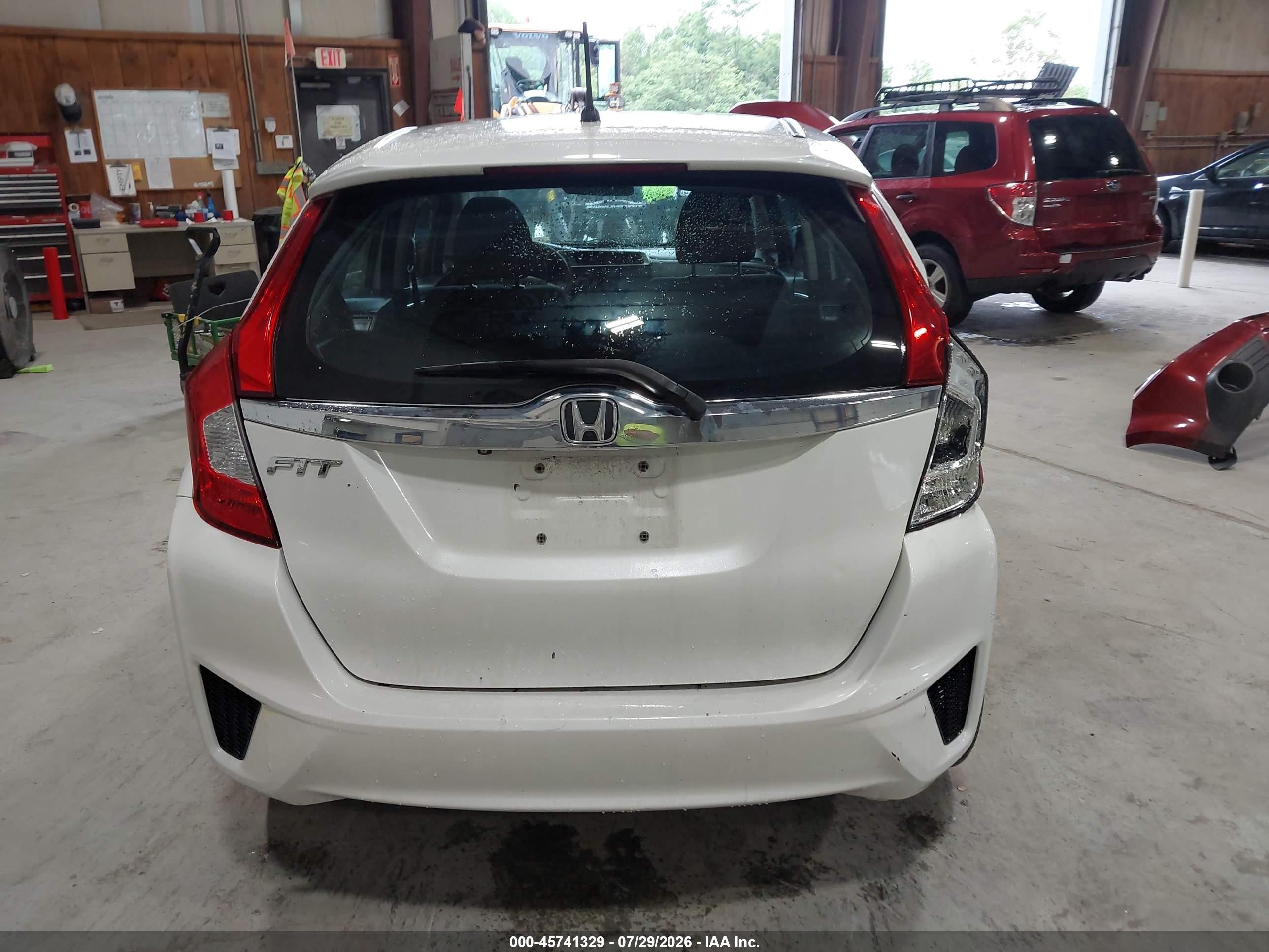 2015 Honda Fit Ex/ex-l Белый vin: 3HGGK5H80FM717747