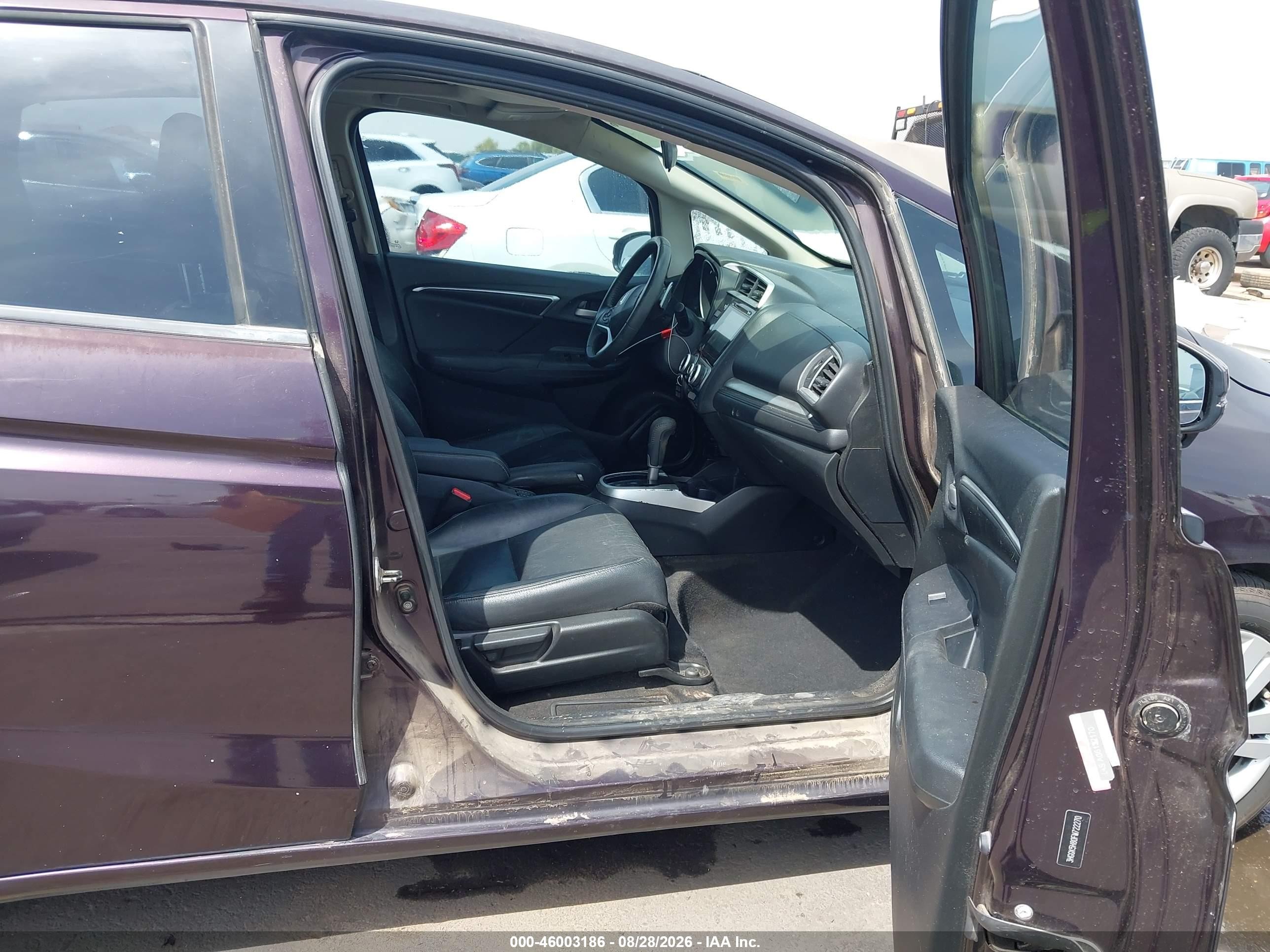 2015 Honda Fit Ex/ex-l Black vin: 3HGGK5H80FM722270