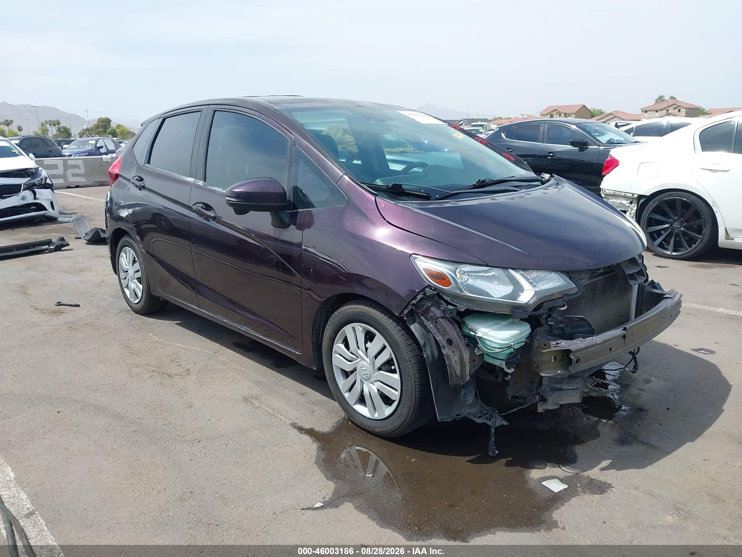 2015 Honda Fit Ex/ex-l Black vin: 3HGGK5H80FM722270