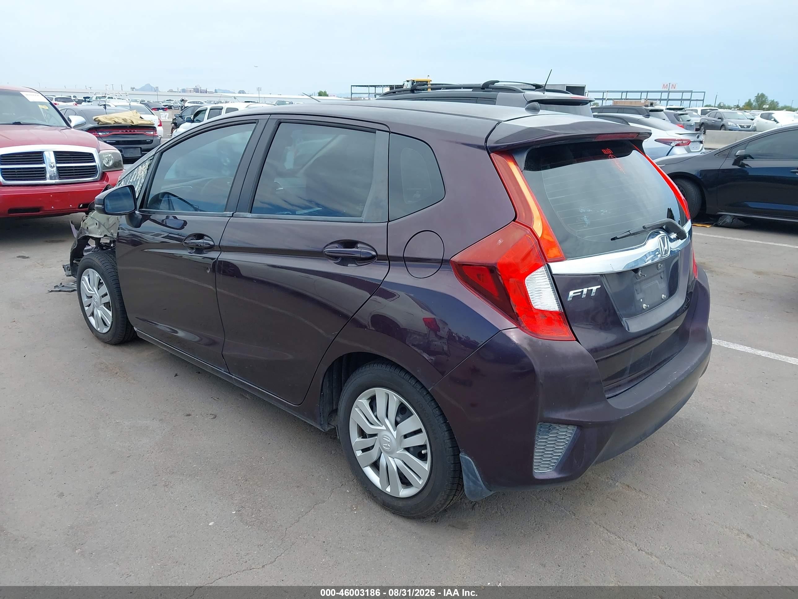 2015 Honda Fit Ex/ex-l Black vin: 3HGGK5H80FM722270