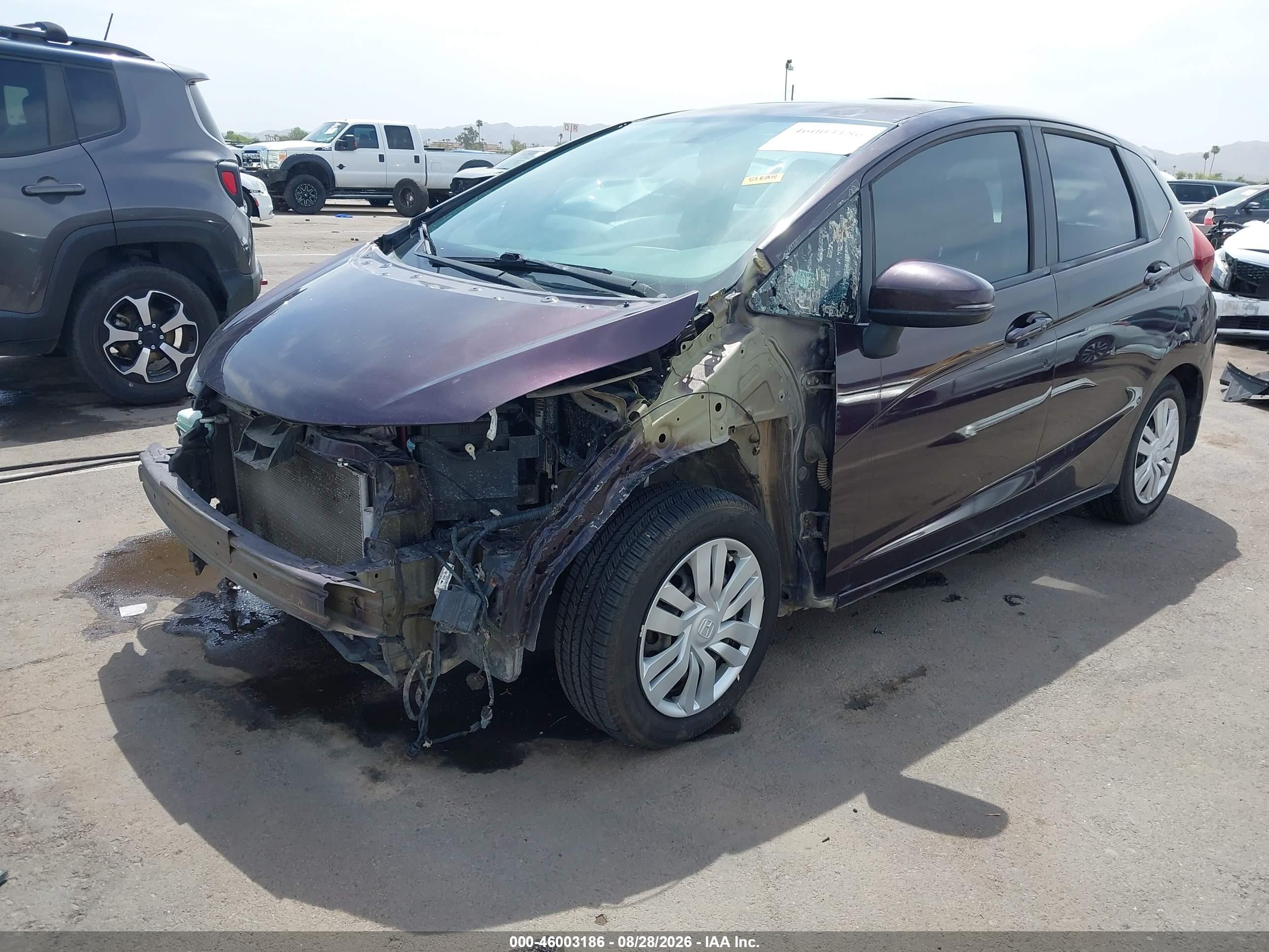 2015 Honda Fit Ex/ex-l Black vin: 3HGGK5H80FM722270