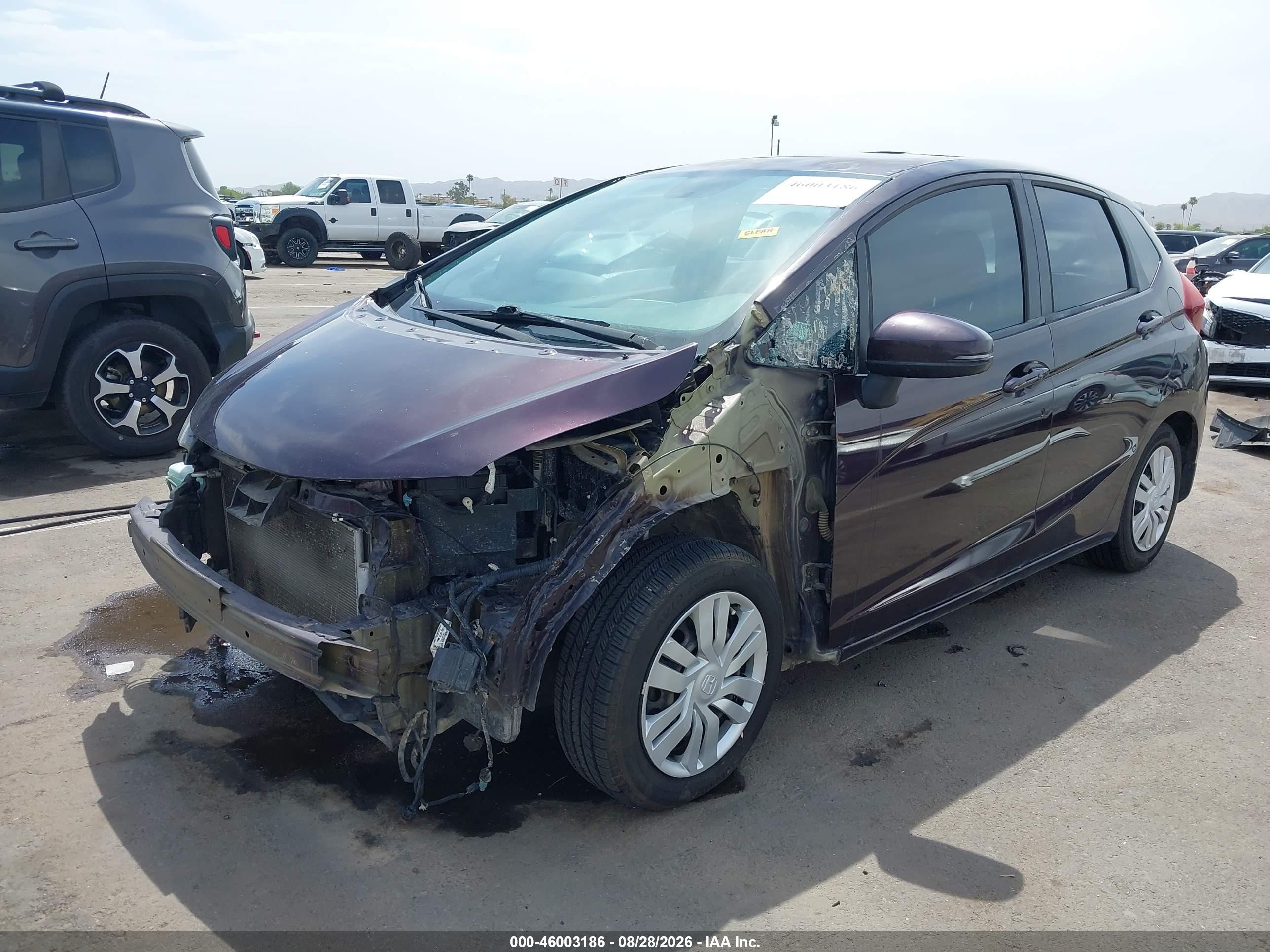 2015 Honda Fit Ex/ex-l Black vin: 3HGGK5H80FM722270