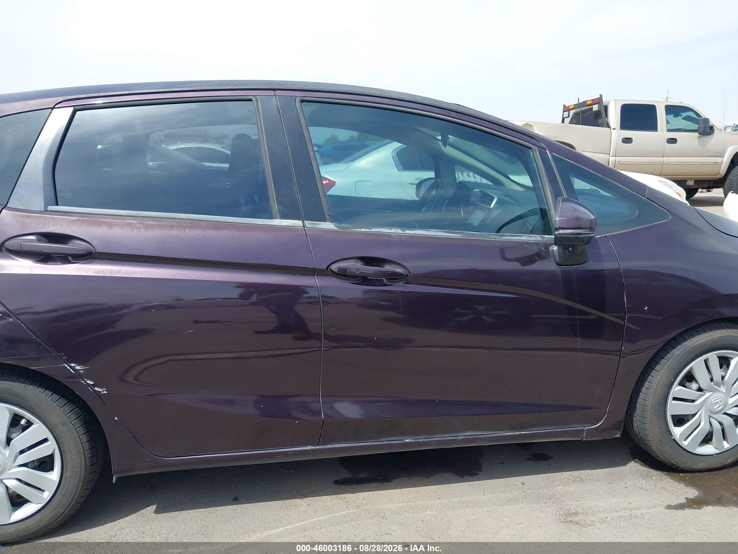 2015 Honda Fit Ex/ex-l Black vin: 3HGGK5H80FM722270