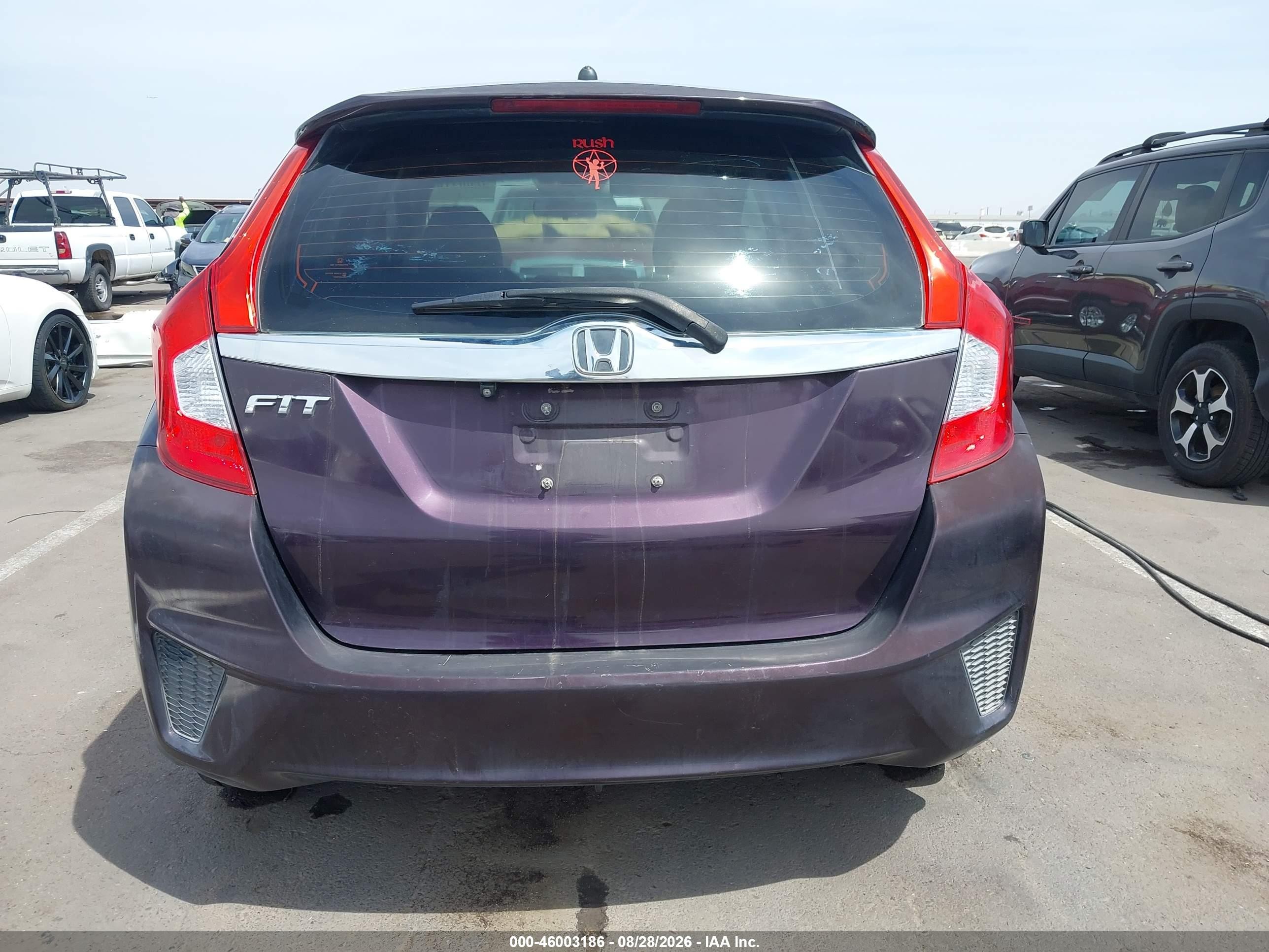 2015 Honda Fit Ex/ex-l Black vin: 3HGGK5H80FM722270