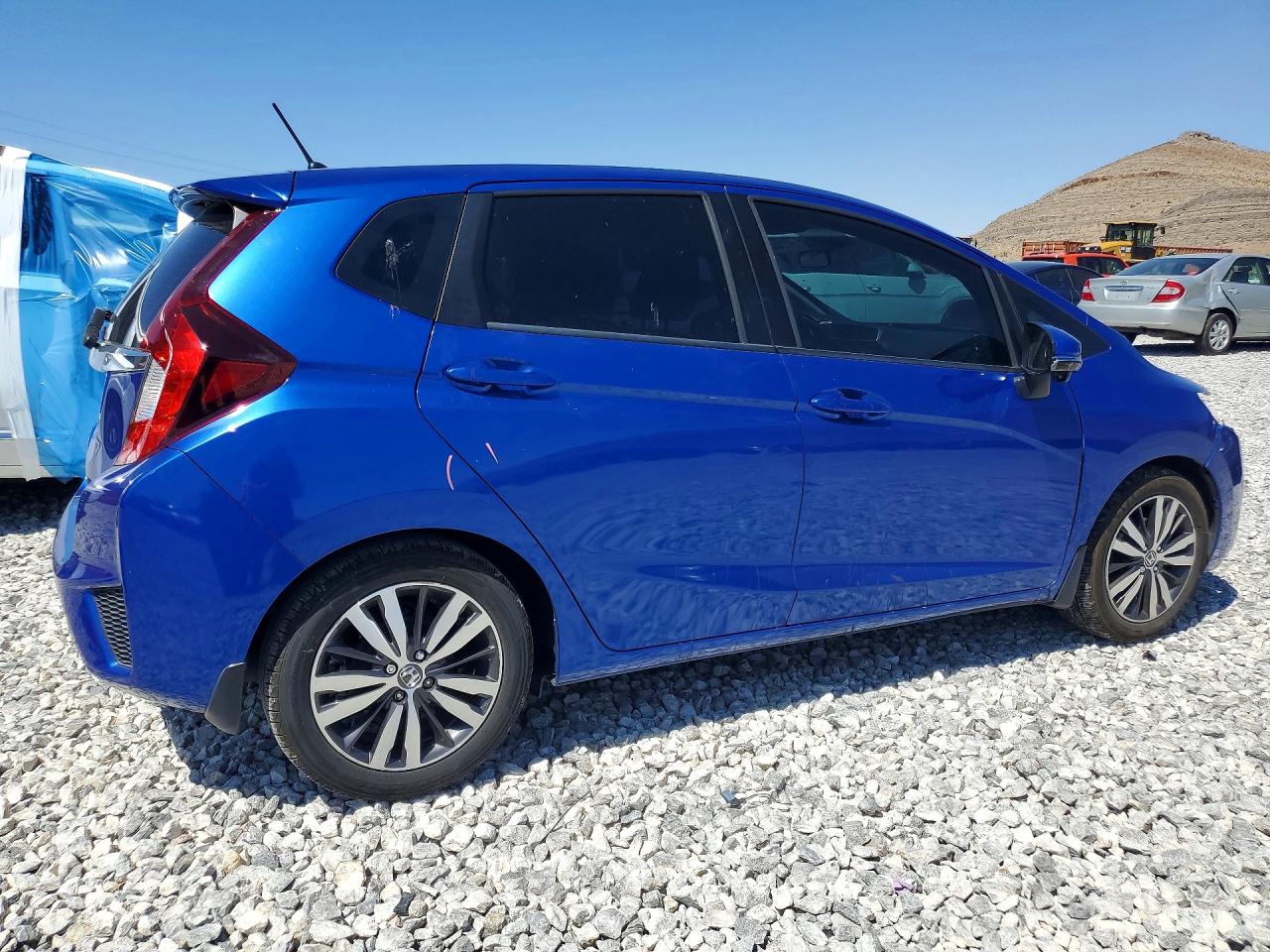 2015 Honda Fit Ex Синий vin: 3HGGK5H80FM727565
