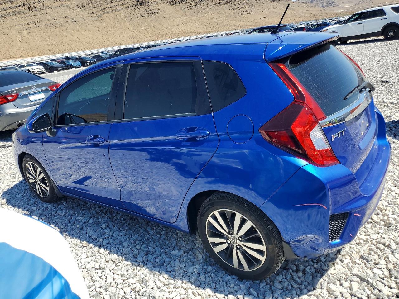 2015 Honda Fit Ex Синий vin: 3HGGK5H80FM727565