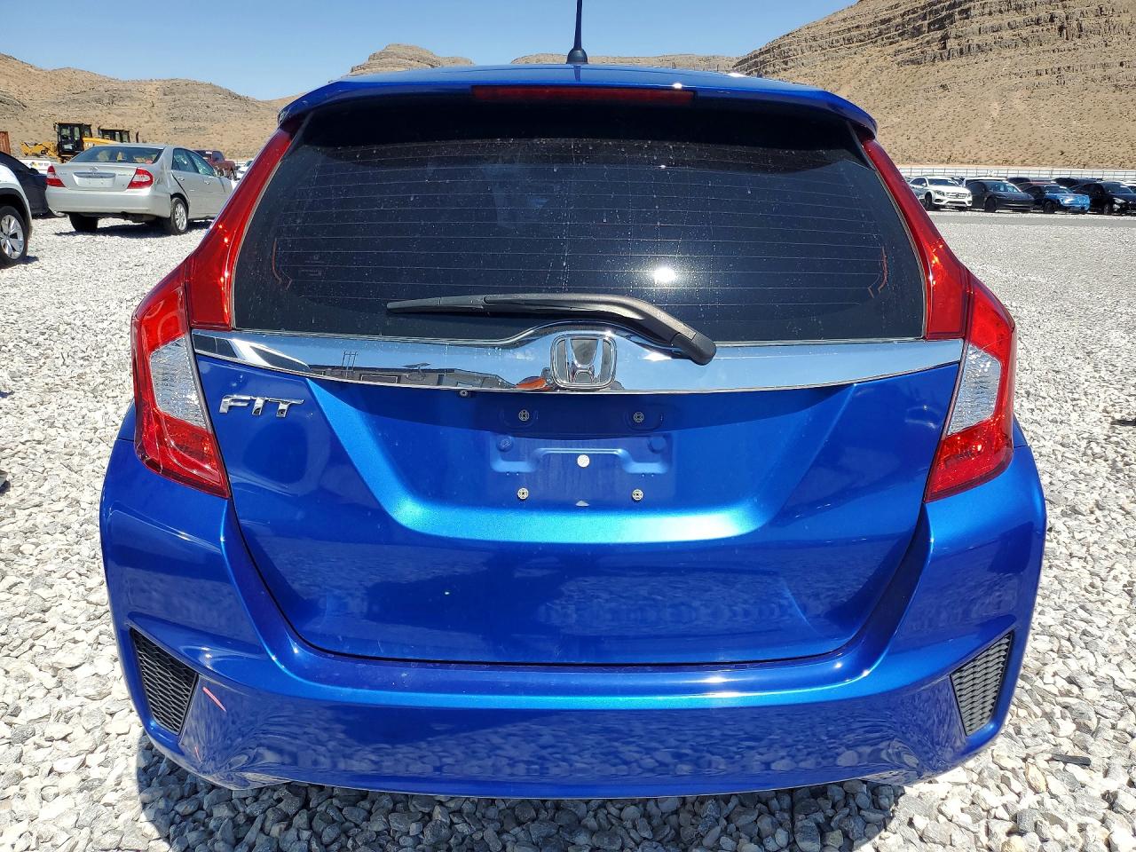 2015 Honda Fit Ex Синий vin: 3HGGK5H80FM727565