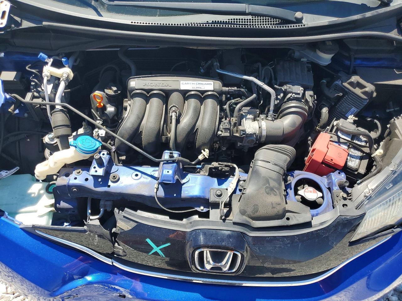 2015 Honda Fit Ex Синий vin: 3HGGK5H80FM727565