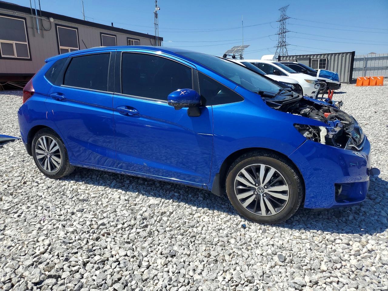 2015 Honda Fit Ex Синий vin: 3HGGK5H80FM727565