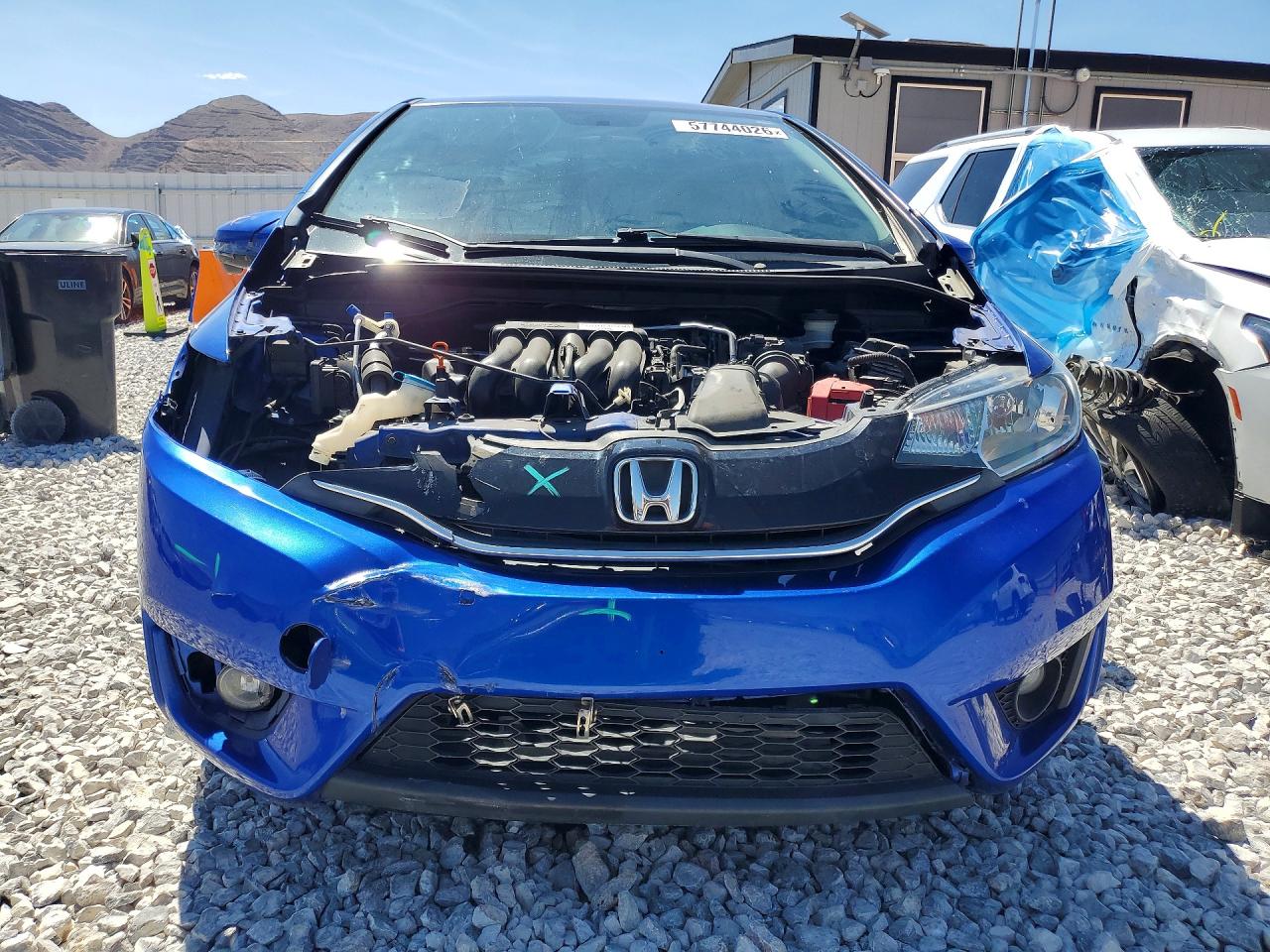 2015 Honda Fit Ex Синий vin: 3HGGK5H80FM727565