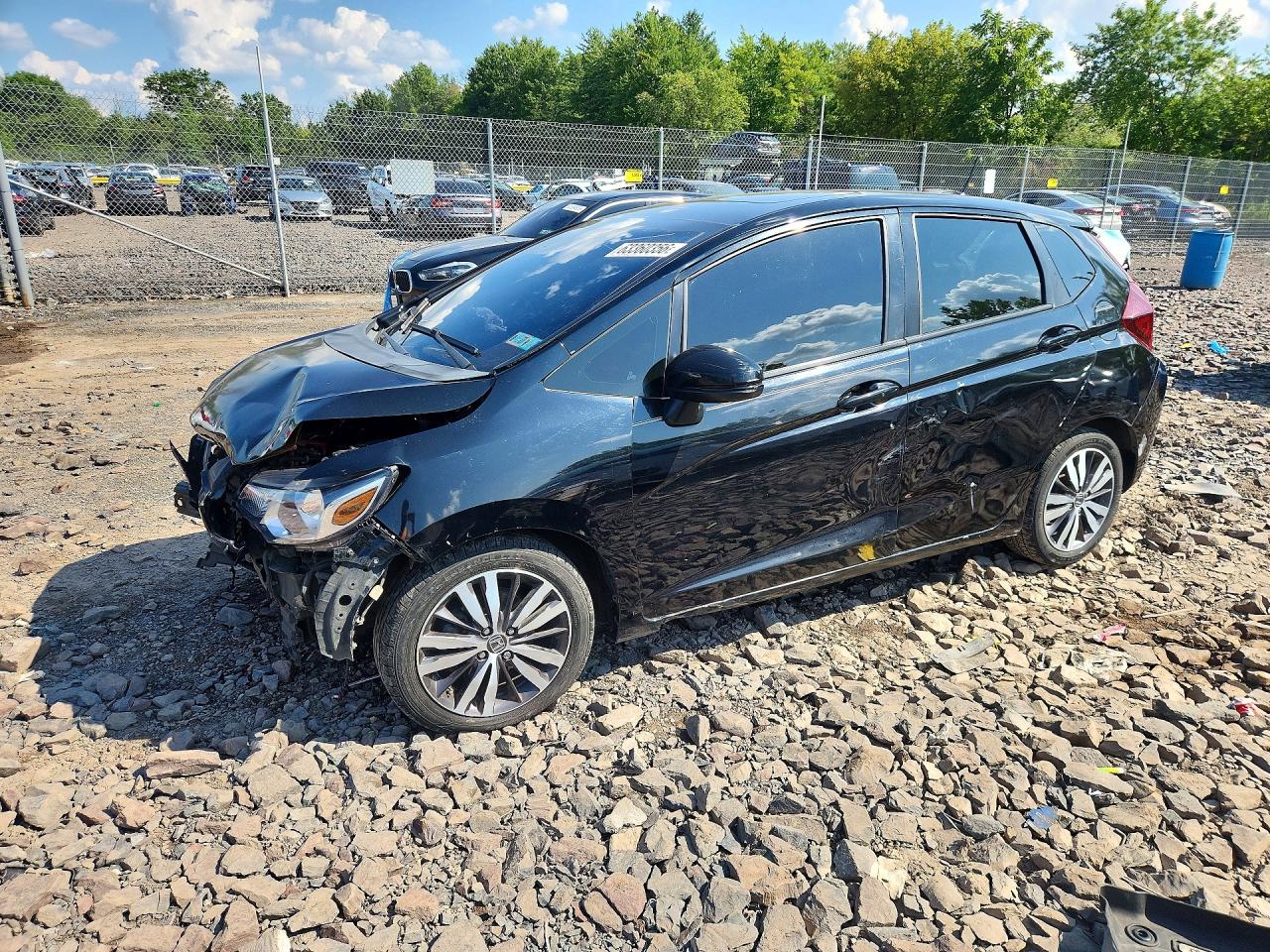 2015 Honda Fit Black vin: 3HGGK5H80FM728070