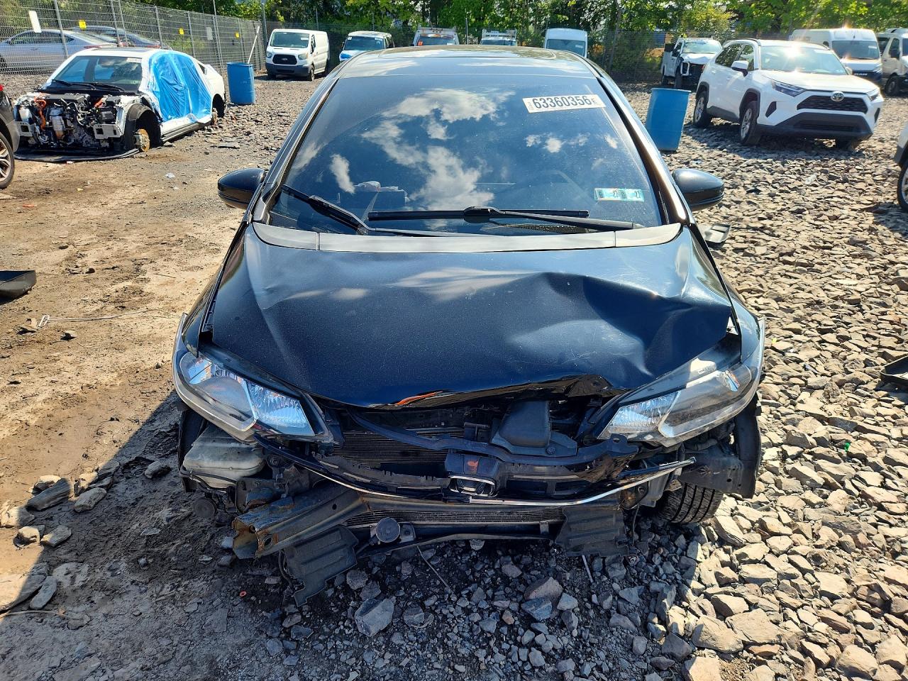 2015 Honda Fit Black vin: 3HGGK5H80FM728070