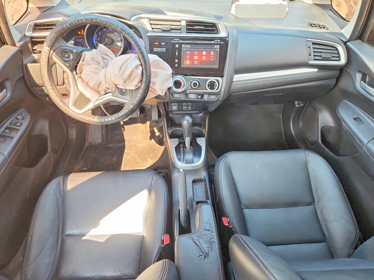 2015 Honda Fit Black vin: 3HGGK5H80FM728070