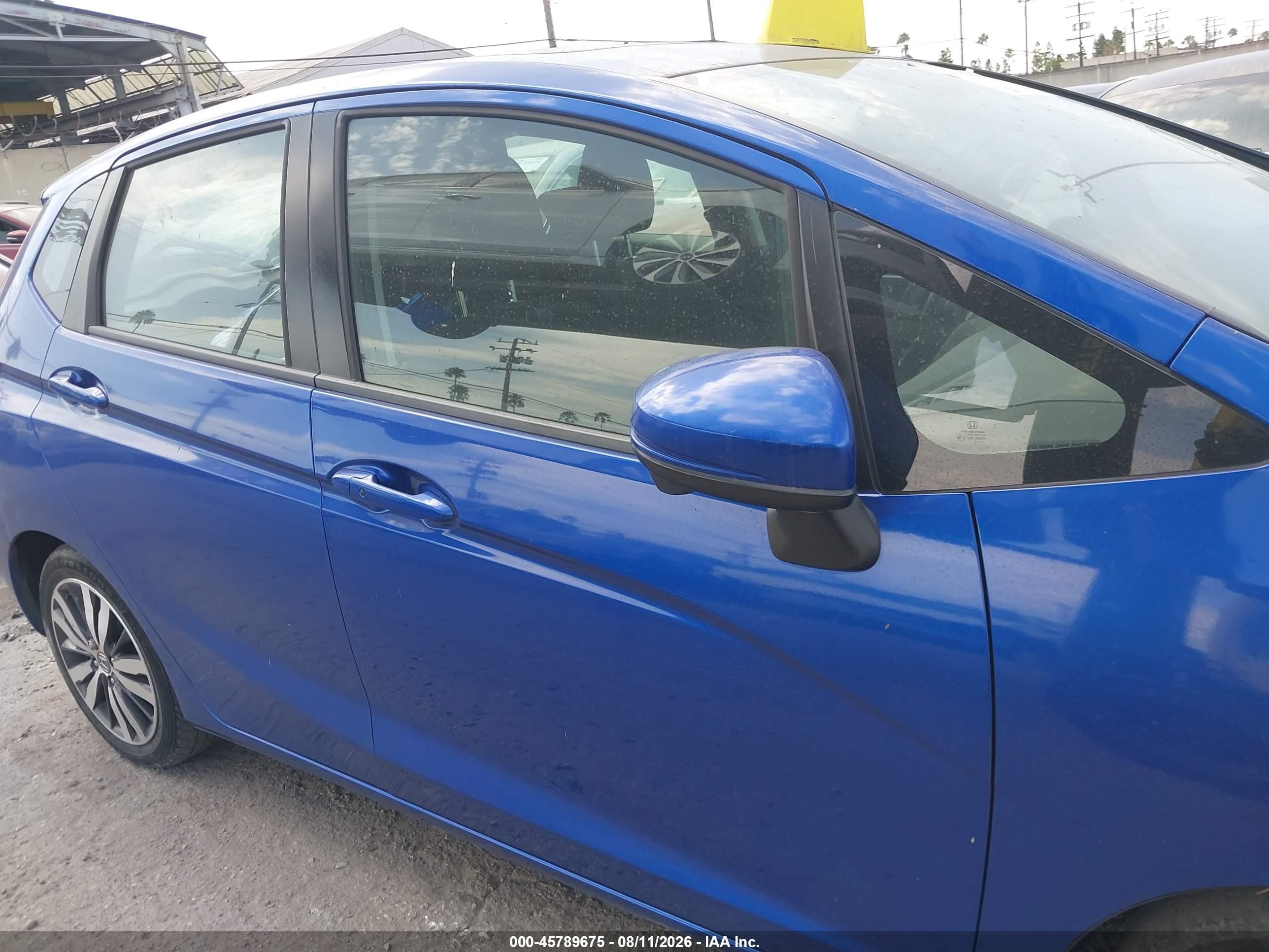2015 Honda Fit Ex/ex-l Синий vin: 3HGGK5H80FM730143