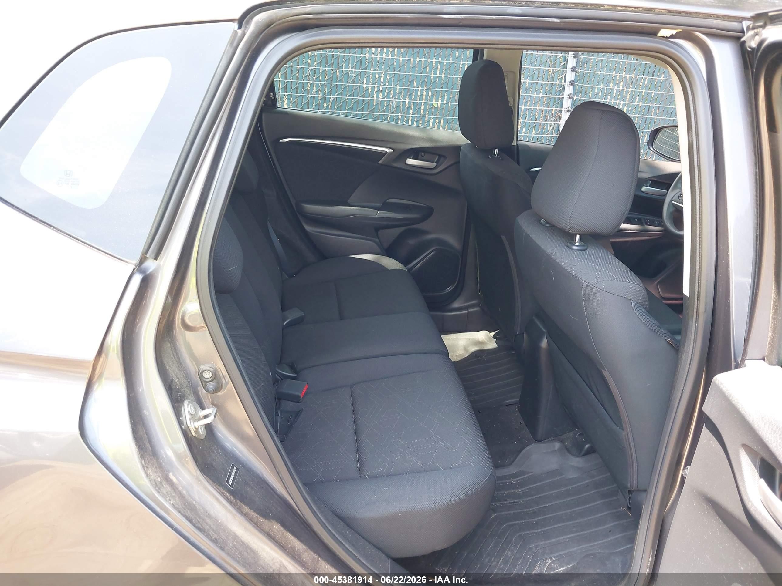 2015 Honda Fit Ex/ex-l Gray vin: 3HGGK5H80FM731650