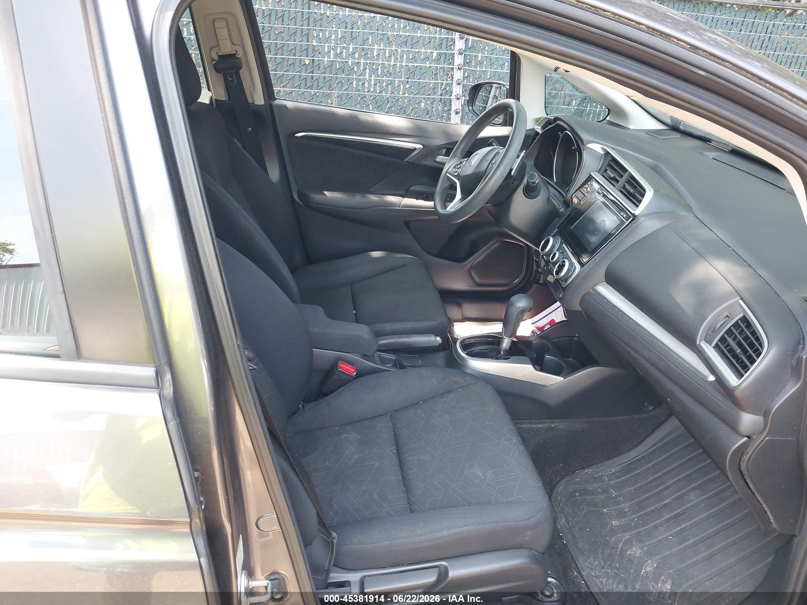 2015 Honda Fit Ex/ex-l Gray vin: 3HGGK5H80FM731650