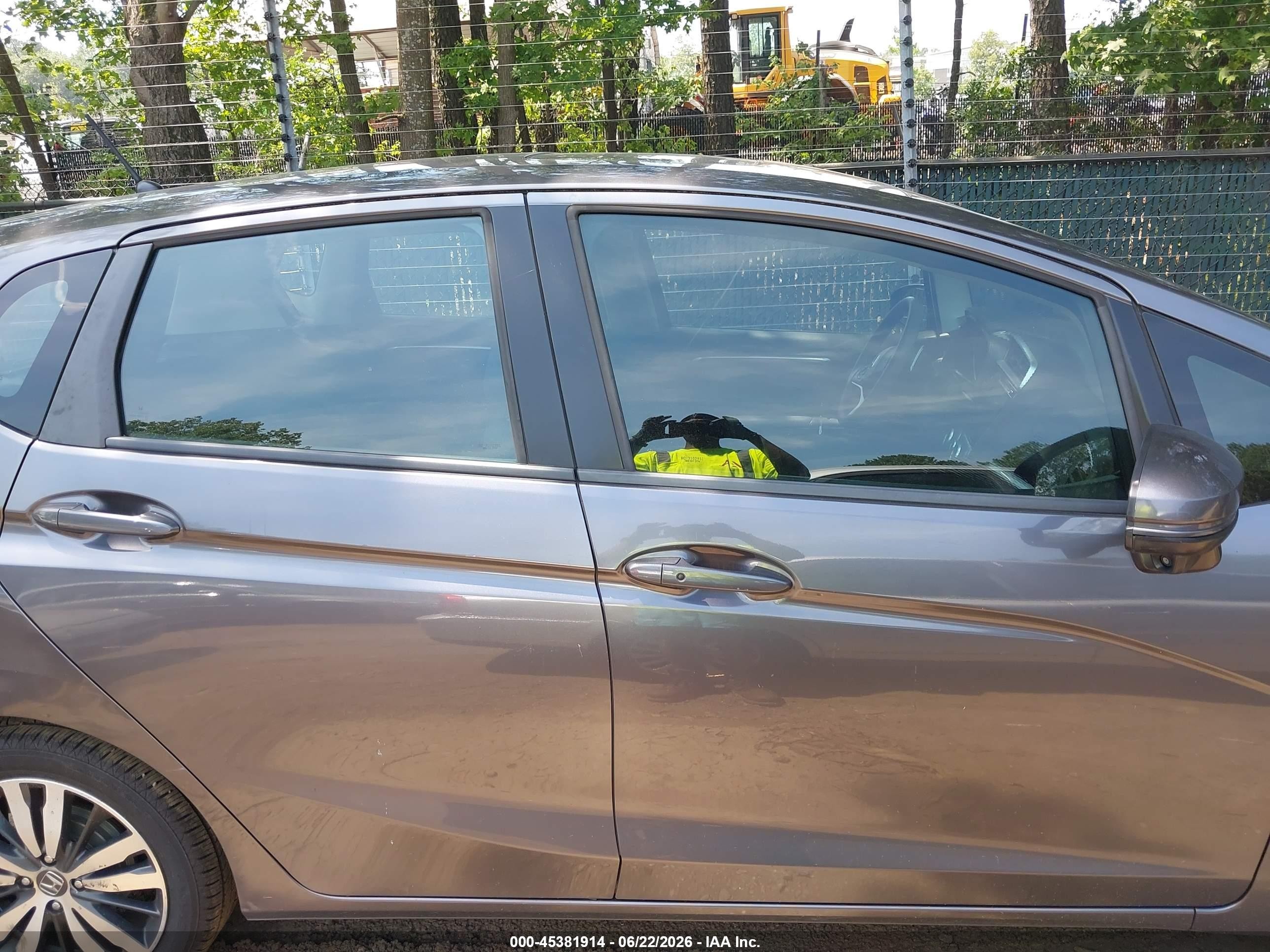 2015 Honda Fit Ex/ex-l Gray vin: 3HGGK5H80FM731650