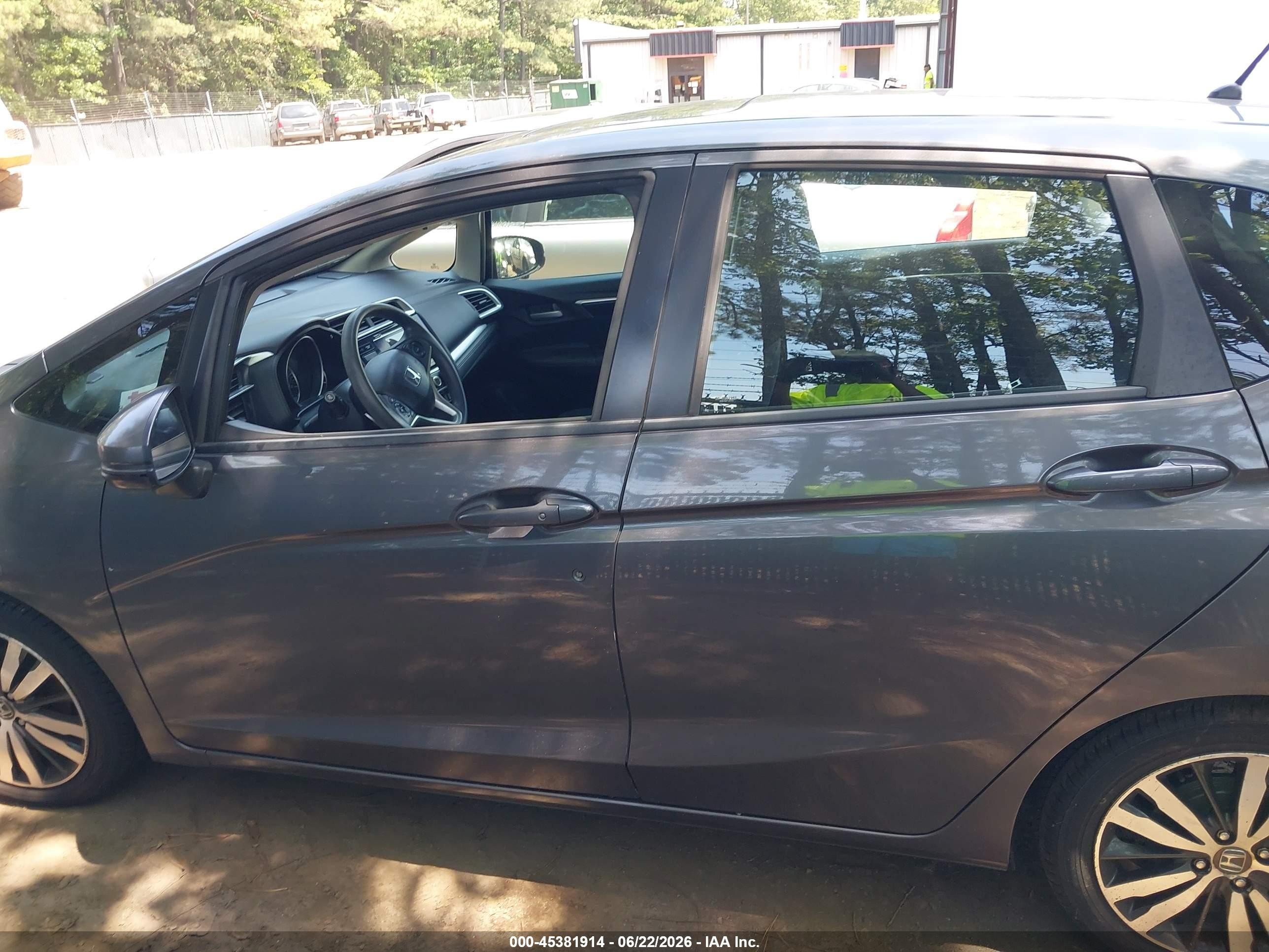 2015 Honda Fit Ex/ex-l Gray vin: 3HGGK5H80FM731650