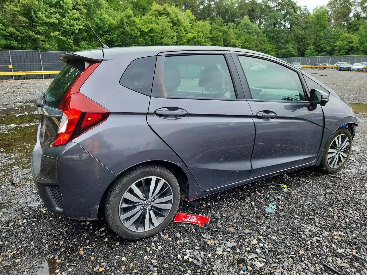 2015 Honda Fit Ex Gray vin: 3HGGK5H80FM736945