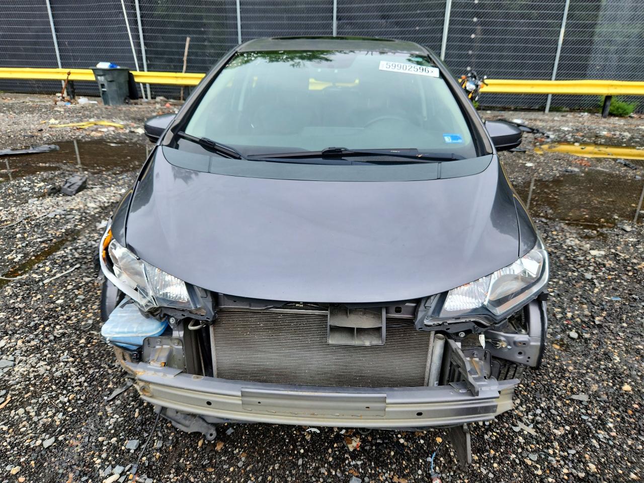 2015 Honda Fit Ex Gray vin: 3HGGK5H80FM736945