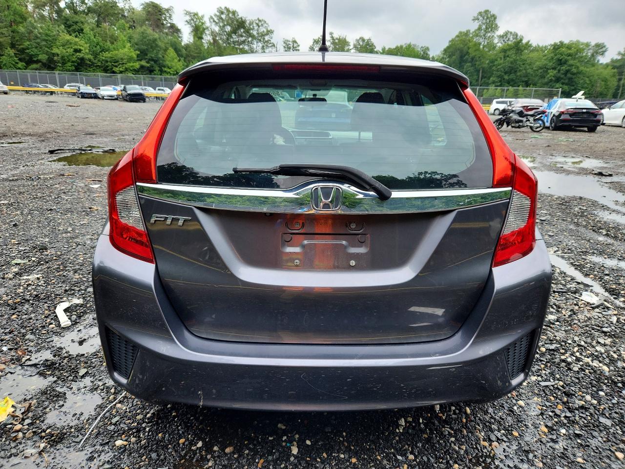 2015 Honda Fit Ex Gray vin: 3HGGK5H80FM736945