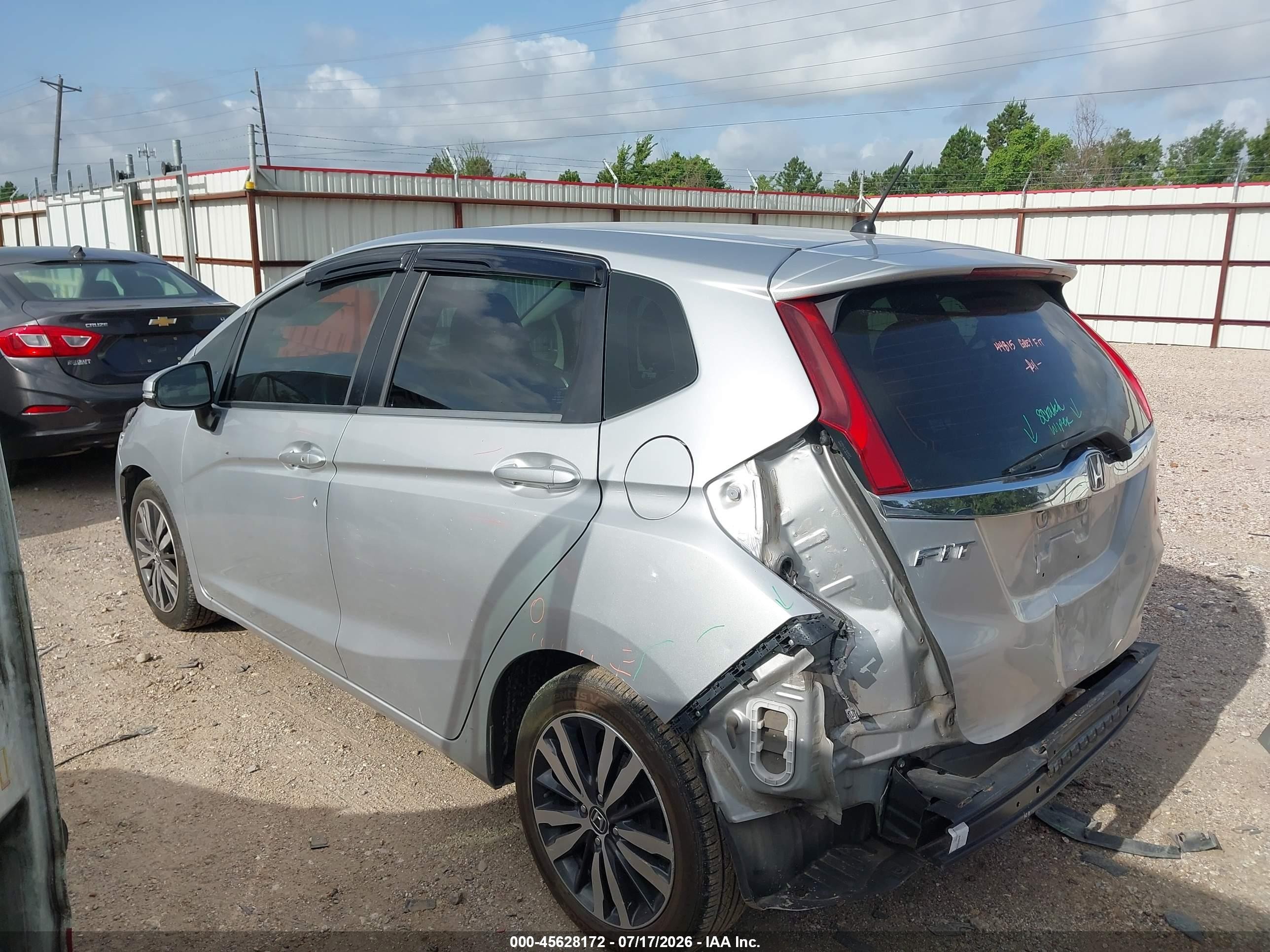 2015 Honda Fit Ex/ex-l Silver vin: 3HGGK5H80FM746035