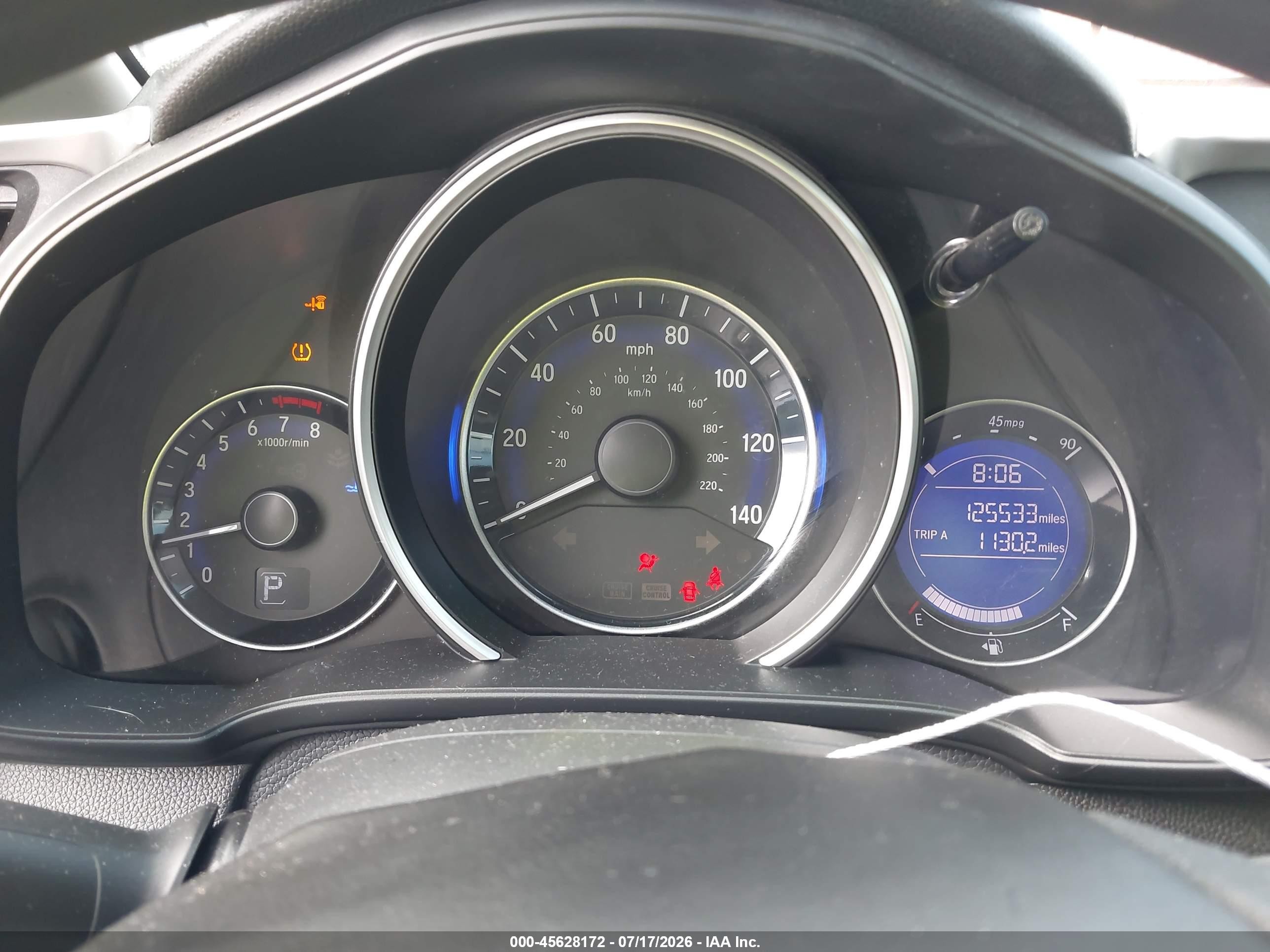 2015 Honda Fit Ex/ex-l Silver vin: 3HGGK5H80FM746035