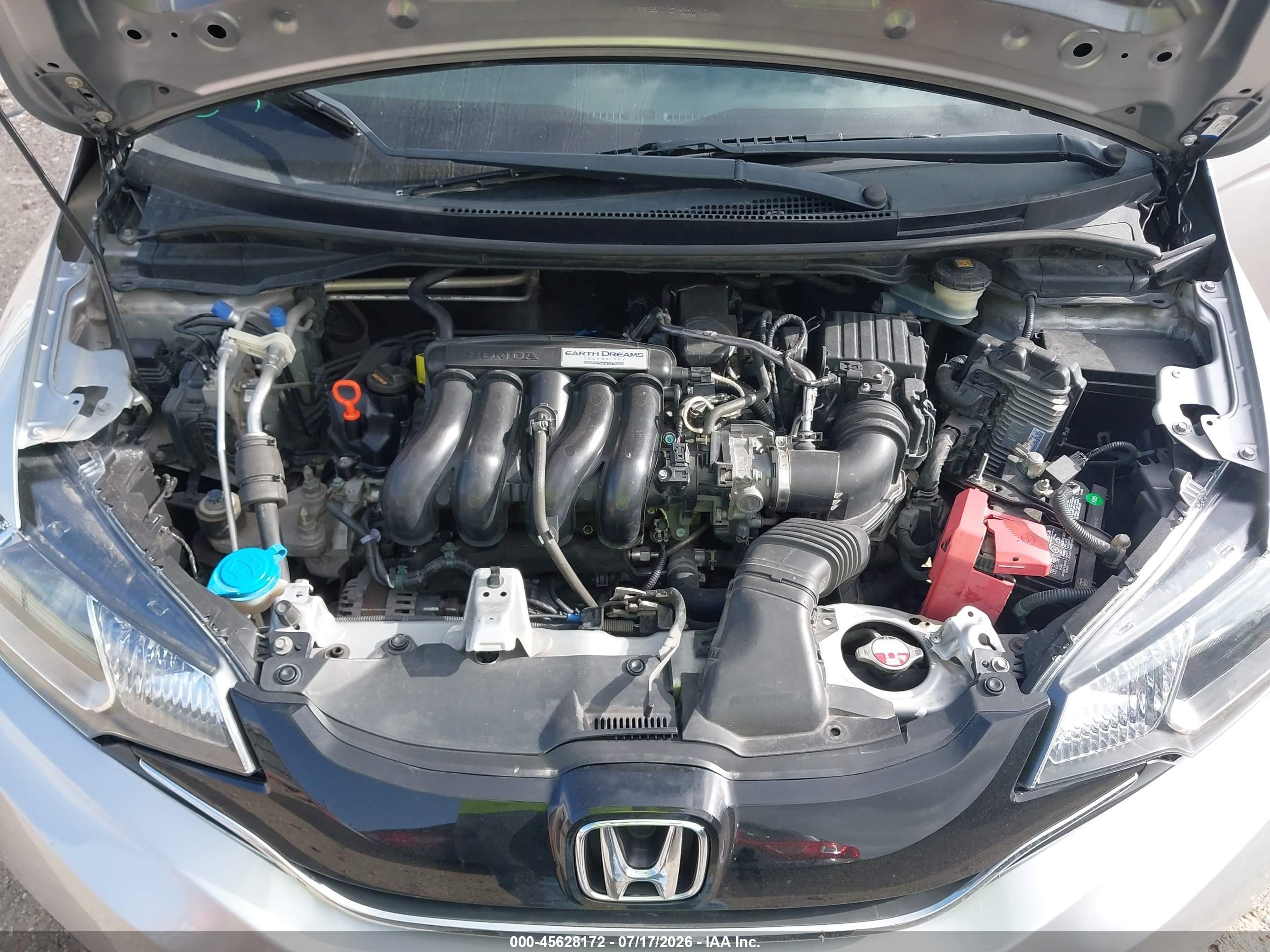 2015 Honda Fit Ex/ex-l Silver vin: 3HGGK5H80FM746035