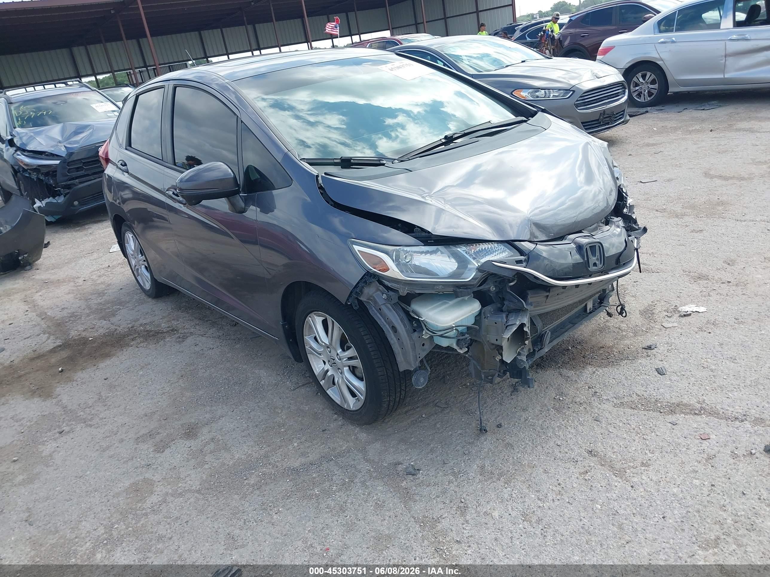 2015 Honda Fit Ex/ex-l Gray vin: 3HGGK5H80FM746813
