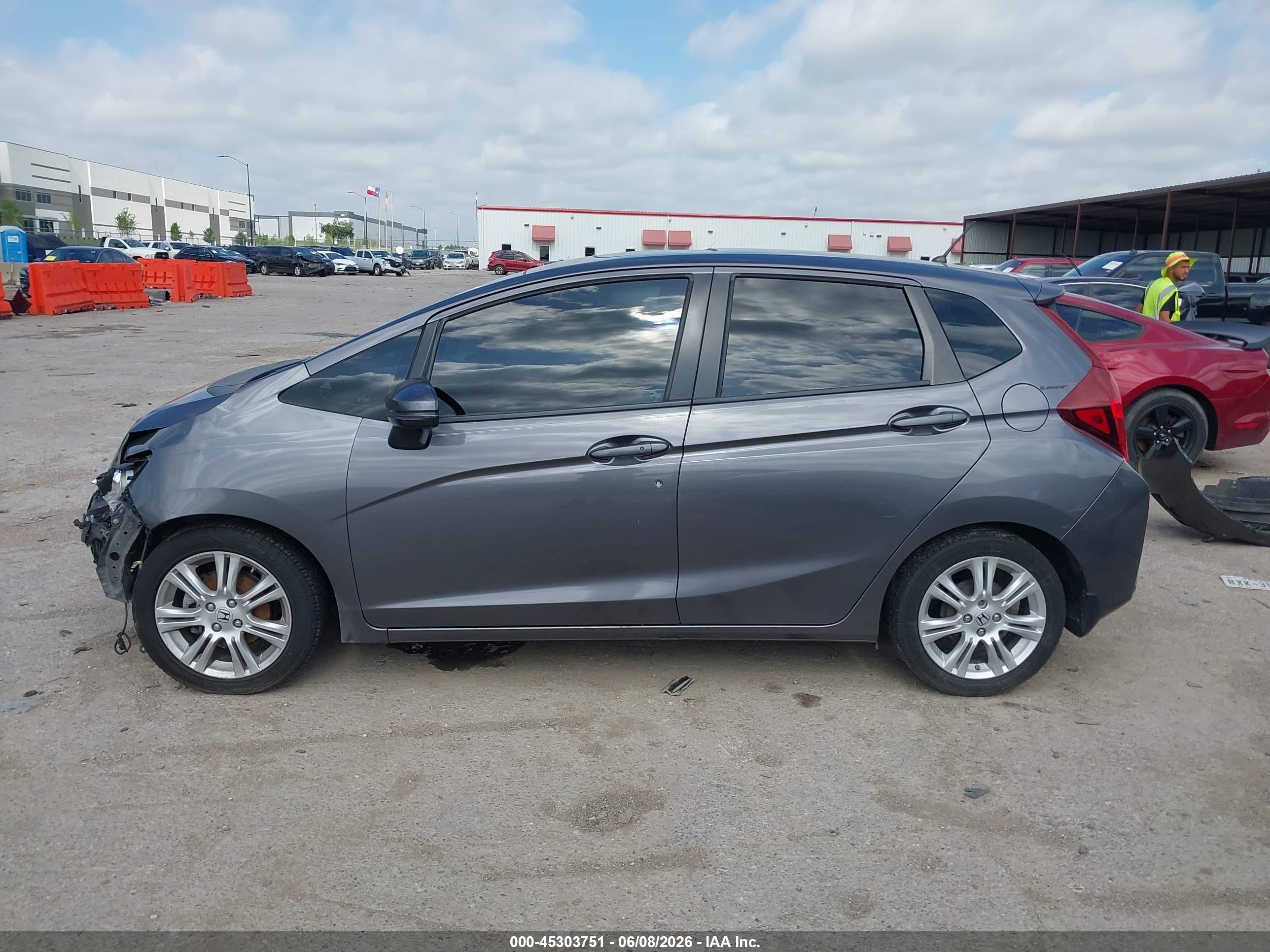 2015 Honda Fit Ex/ex-l Gray vin: 3HGGK5H80FM746813