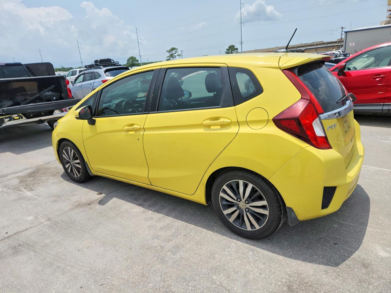 2015 Honda Fit Ex Желтый vin: 3HGGK5H80FM748013