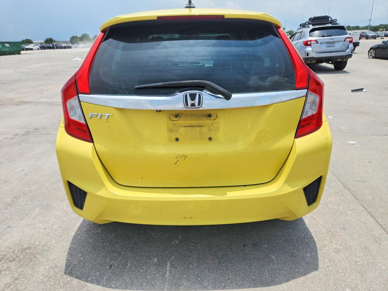 2015 Honda Fit Ex Желтый vin: 3HGGK5H80FM748013