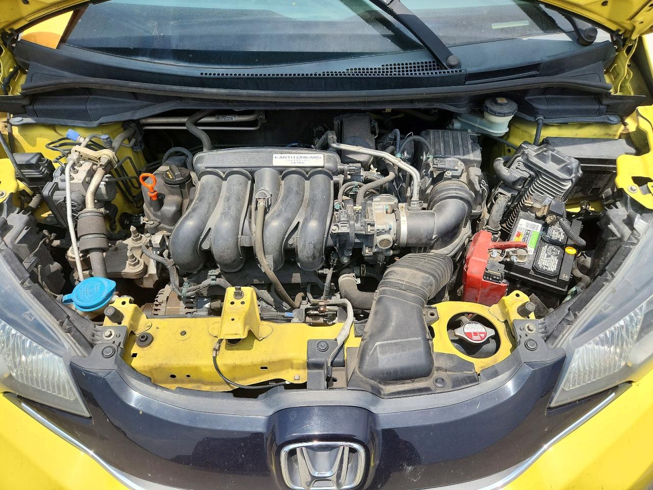 2015 Honda Fit Ex Желтый vin: 3HGGK5H80FM748013