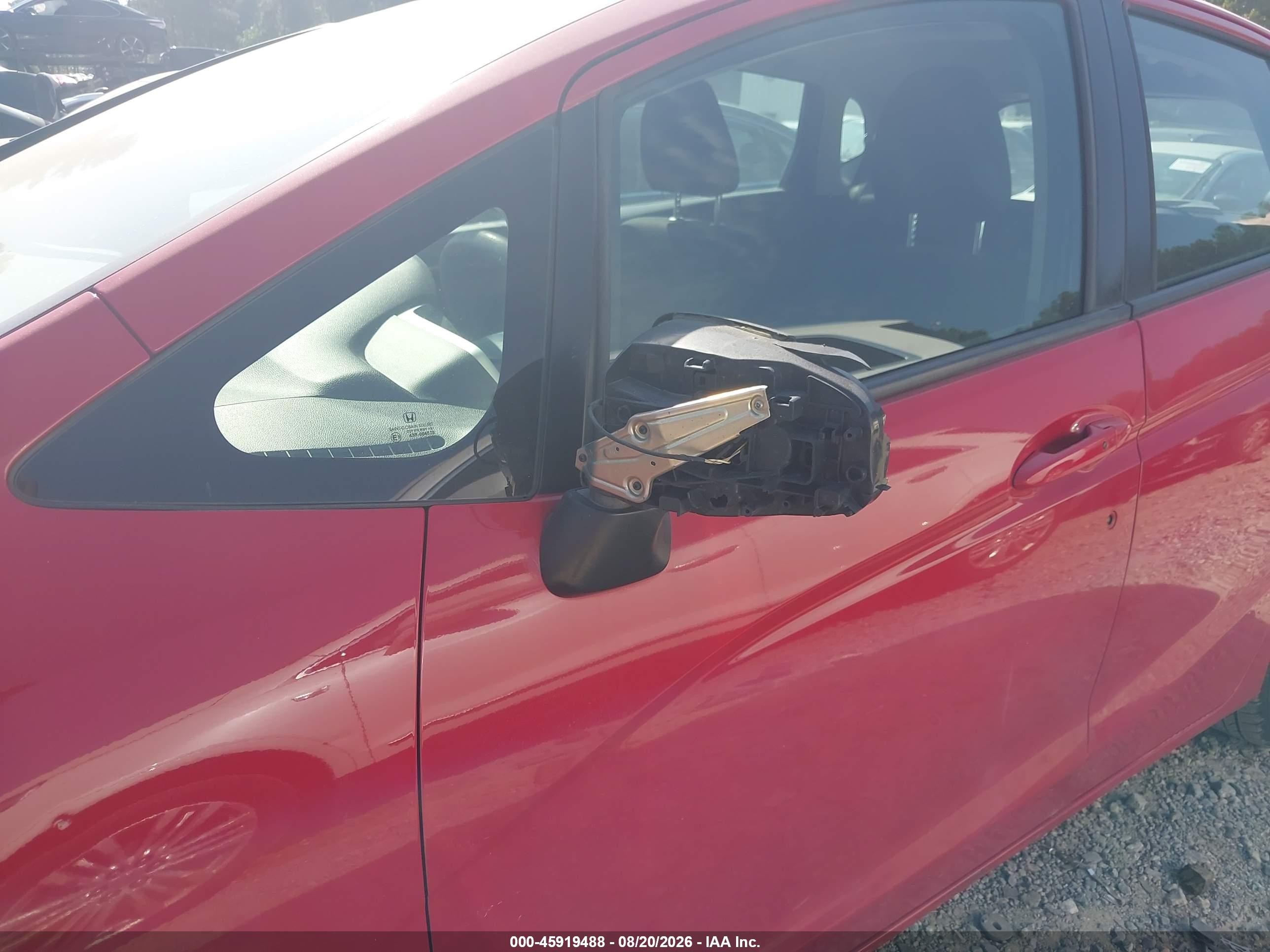 2015 Honda Fit Ex/ex-l Red vin: 3HGGK5H80FM748786