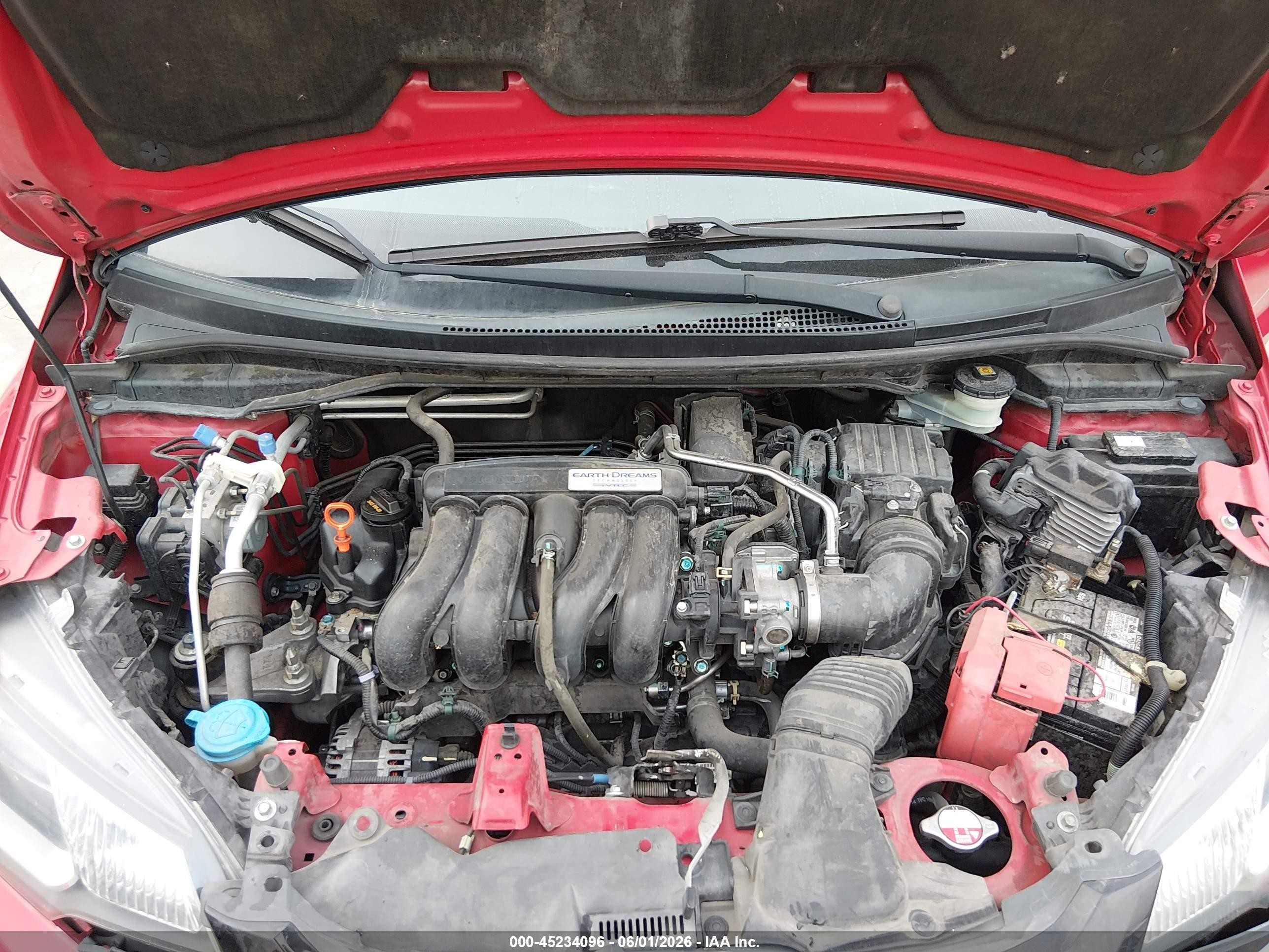 2015 Honda Fit Ex/ex-l Красный vin: 3HGGK5H80FM749839