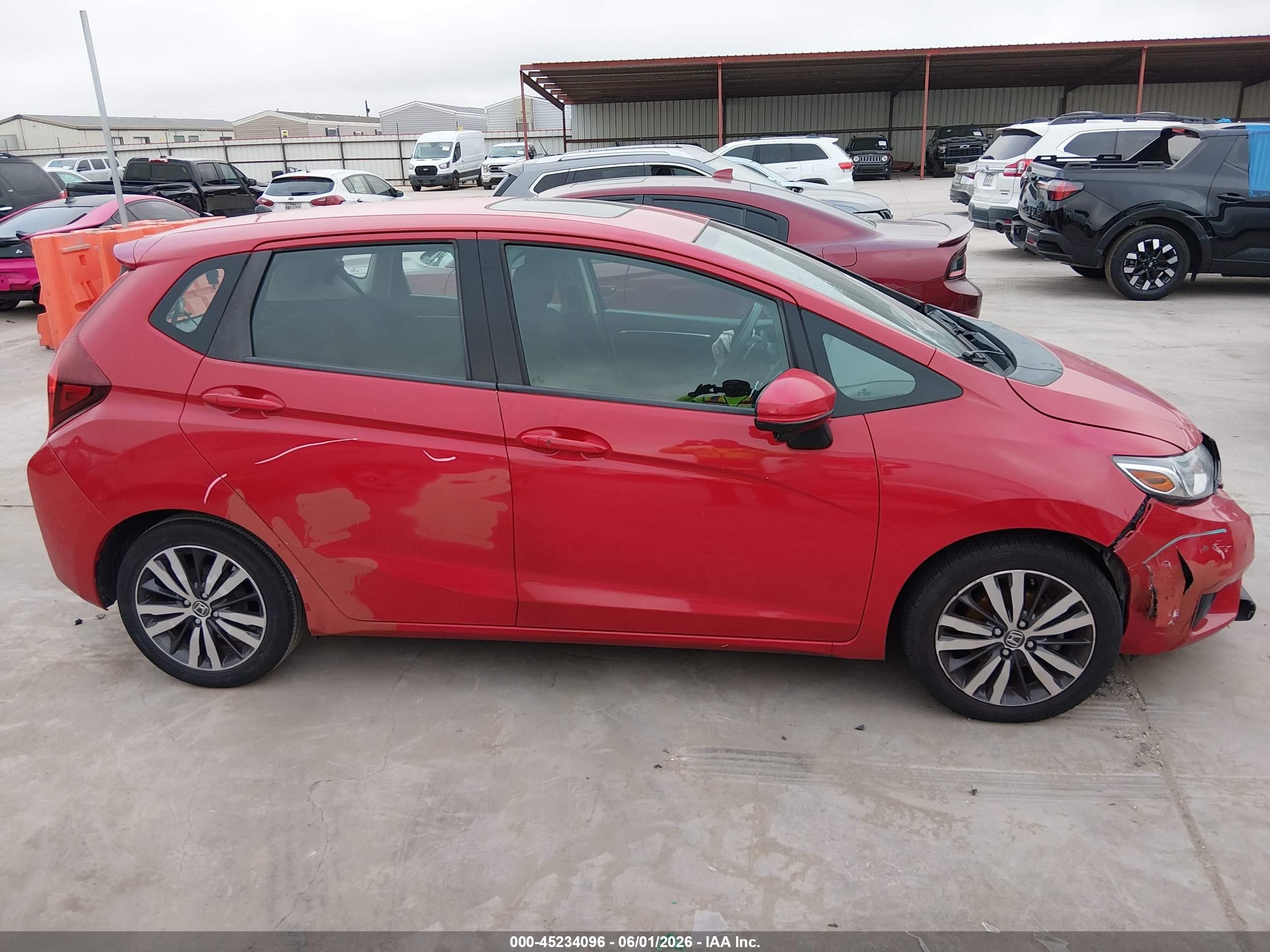2015 Honda Fit Ex/ex-l Красный vin: 3HGGK5H80FM749839