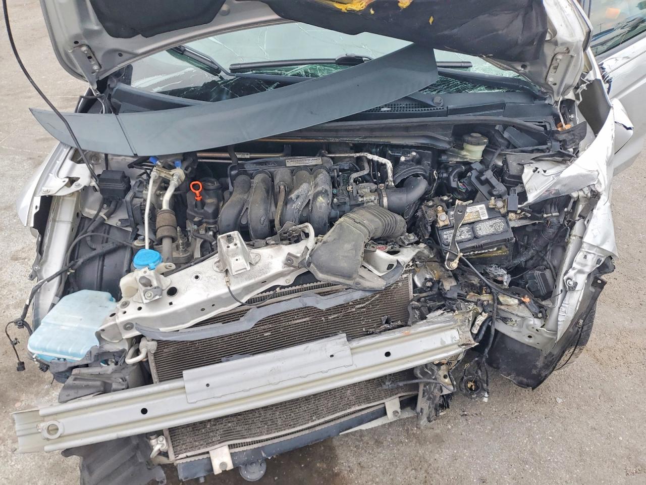 2015 Honda Fit Ex Silver vin: 3HGGK5H80FM765250