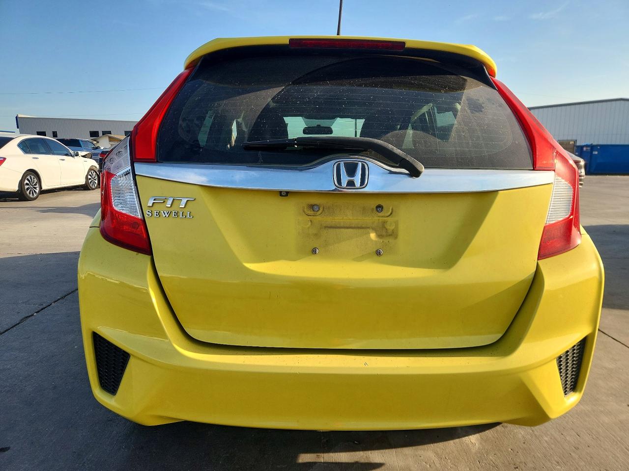 2015 Honda Fit Ex Желтый vin: 3HGGK5H80FM770528