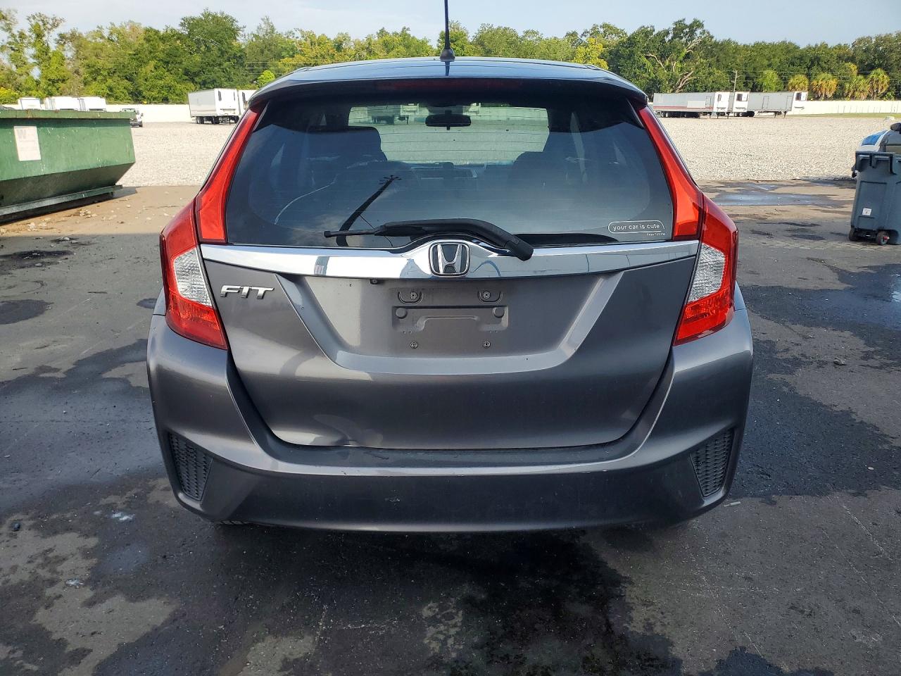 2015 Honda Fit Ex Gray vin: 3HGGK5H80FM772182