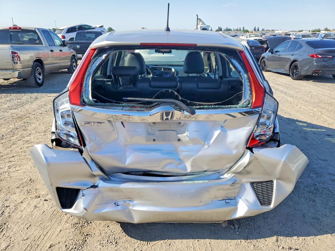 2015 Honda Fit Ex Silver vin: 3HGGK5H80FM772540