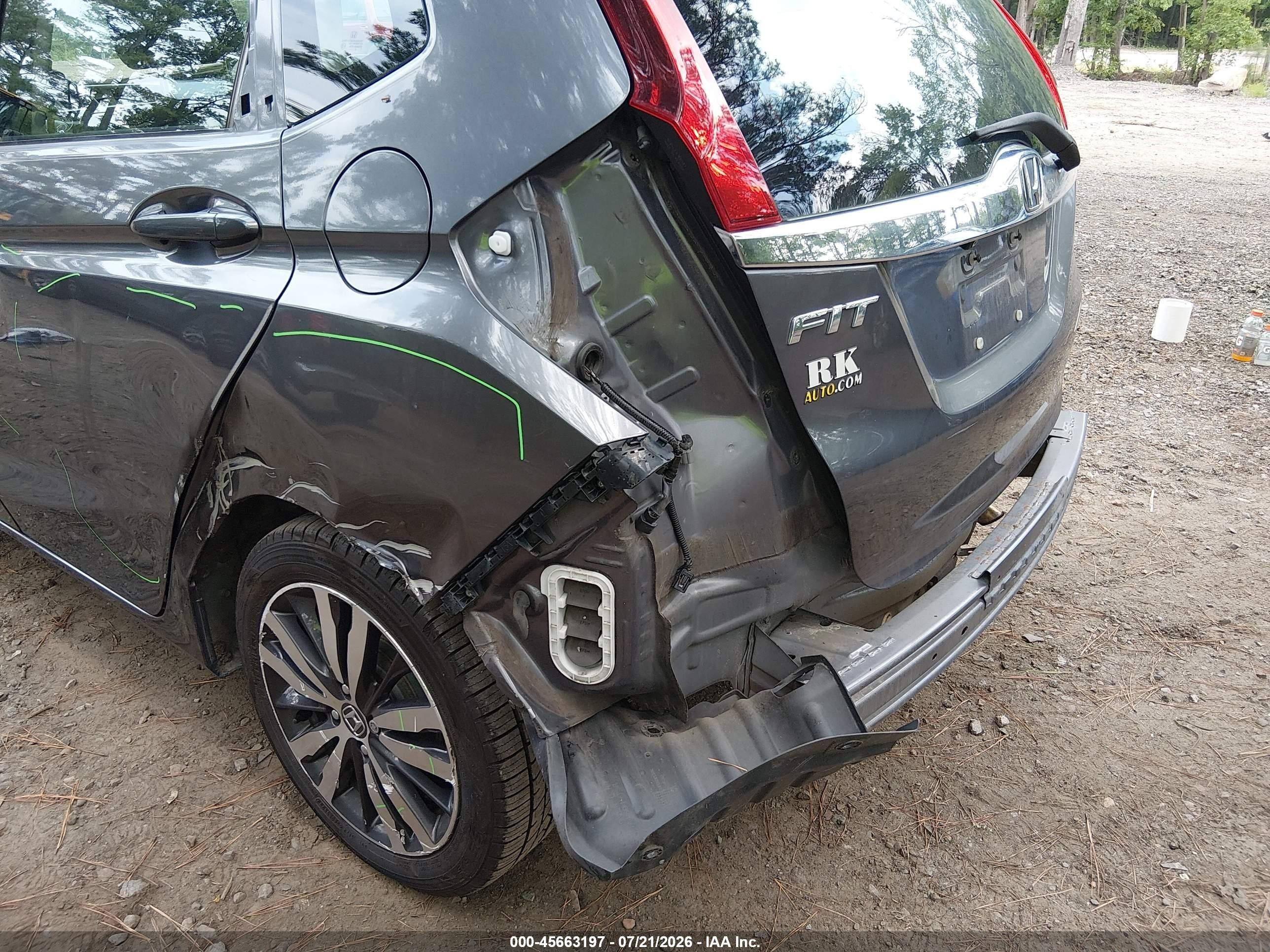 2015 Honda Fit Ex/ex-l Gray vin: 3HGGK5H80FM773140