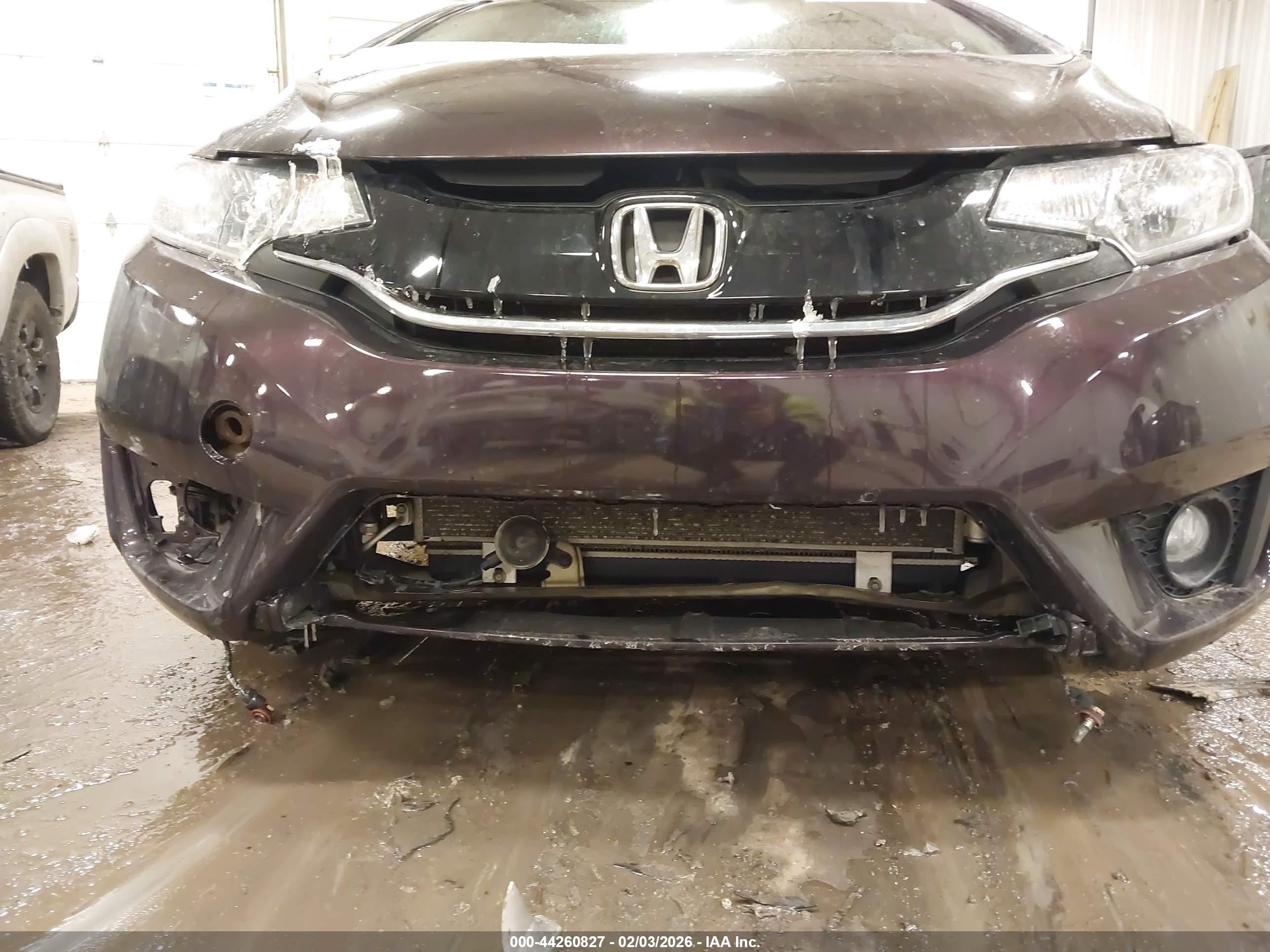 2015 Honda Fit Ex/ex-l Фиолетовый vin: 3HGGK5H80FM773560