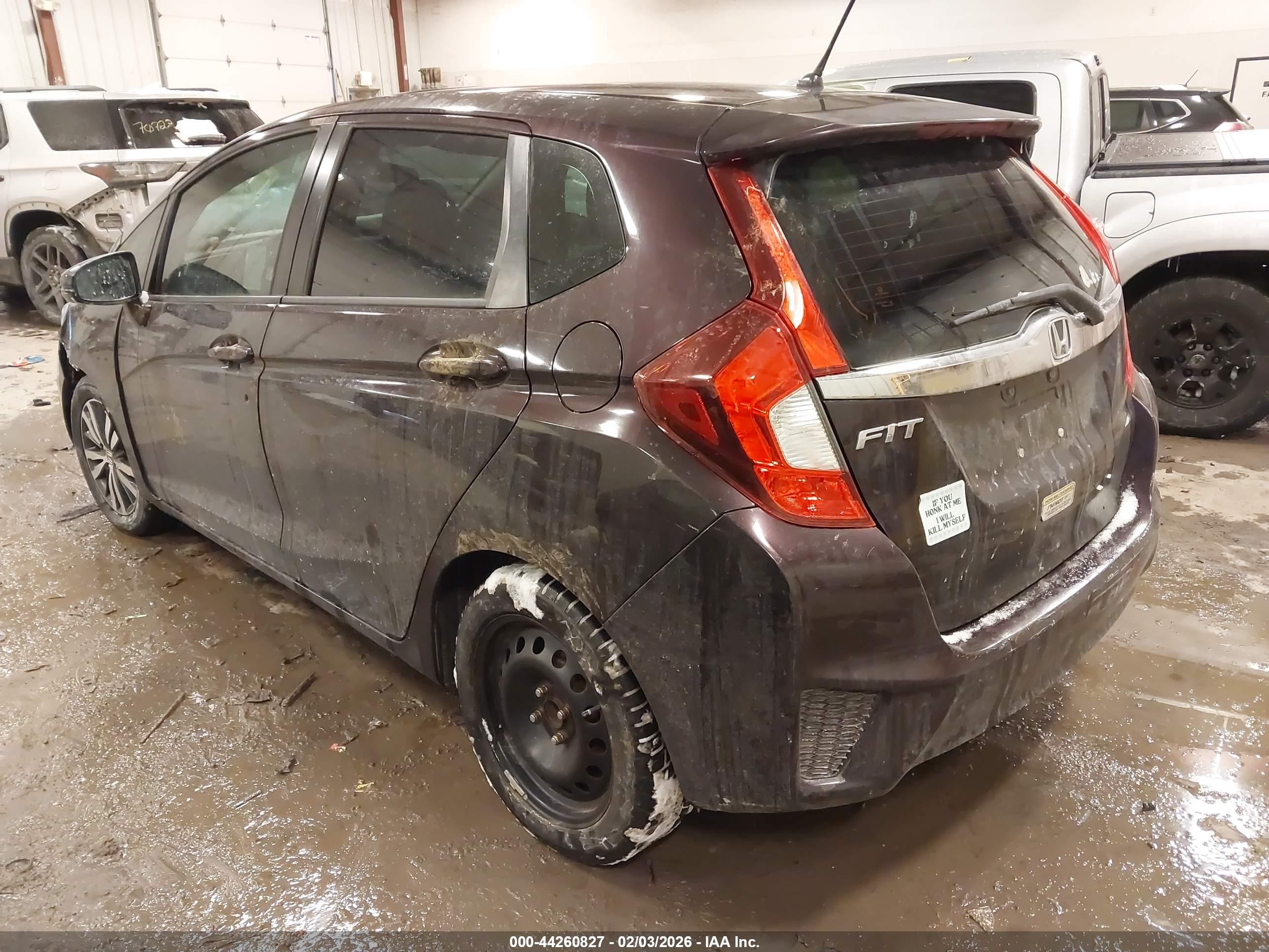 2015 Honda Fit Ex/ex-l Фиолетовый vin: 3HGGK5H80FM773560