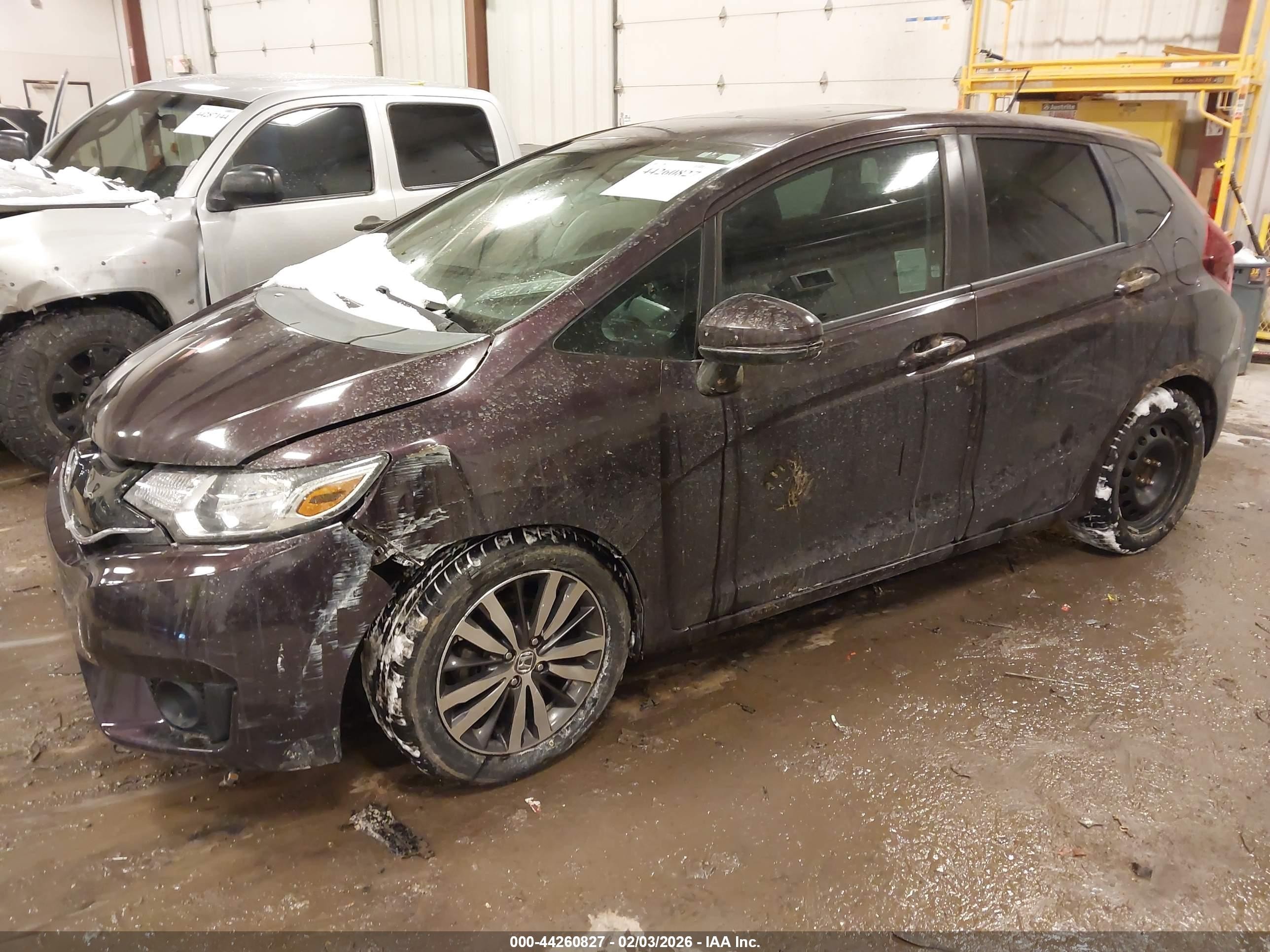 2015 Honda Fit Ex/ex-l Фиолетовый vin: 3HGGK5H80FM773560