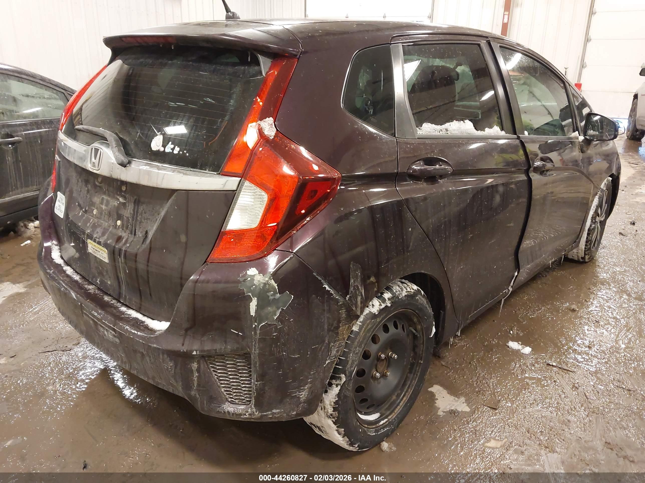 2015 Honda Fit Ex/ex-l Фиолетовый vin: 3HGGK5H80FM773560